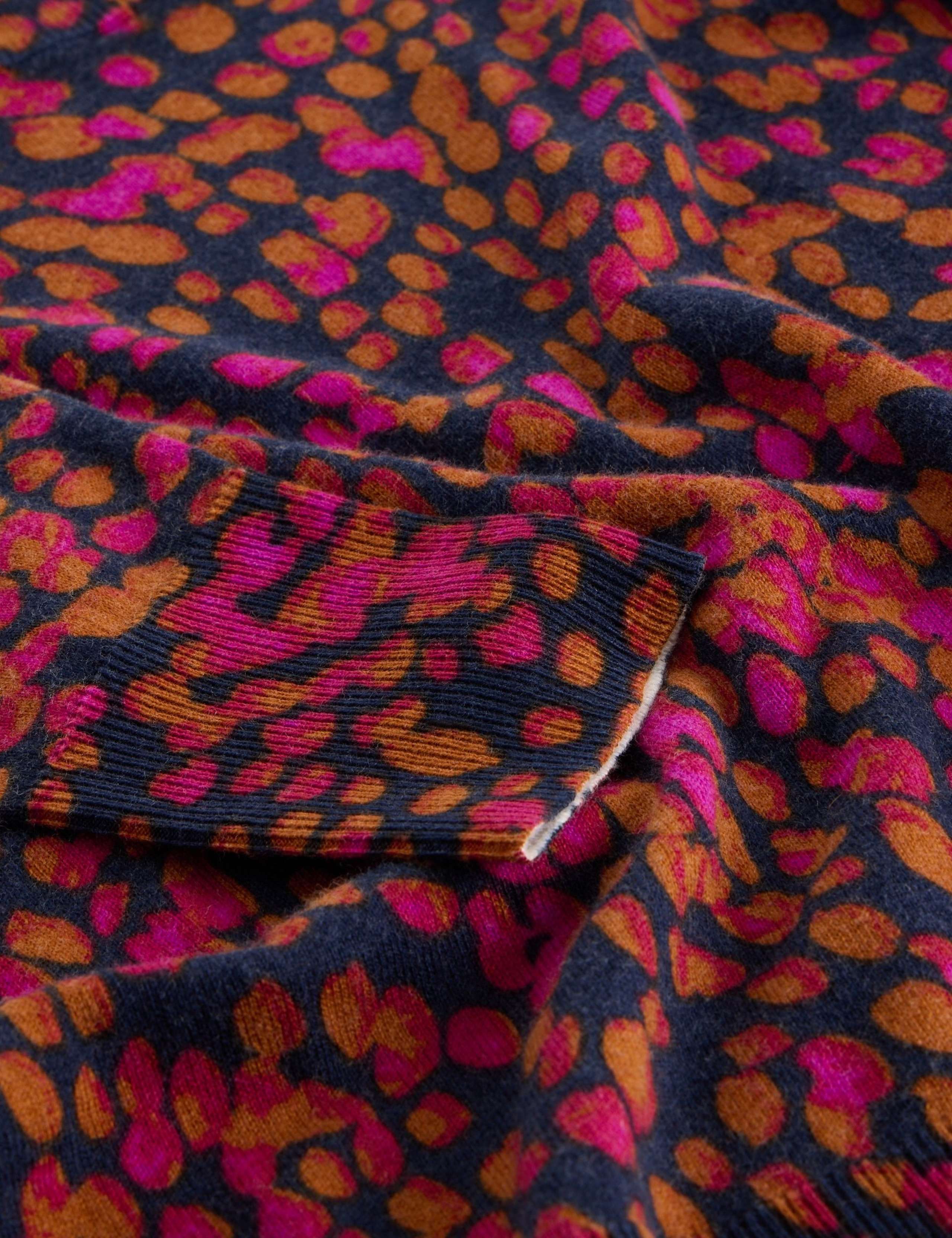 Merino Wool Blend Patterned Jumper 6 of 6