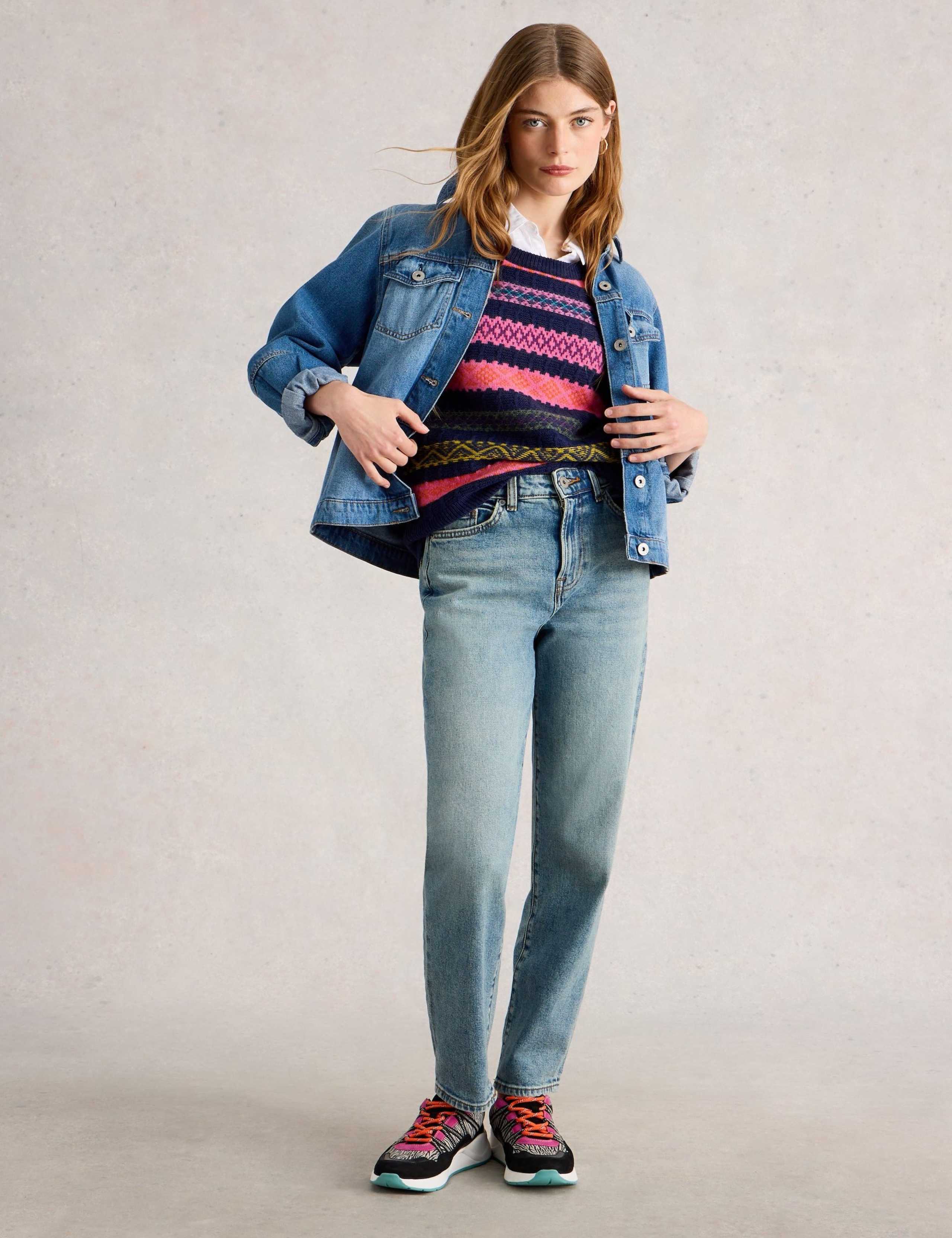 Lambswool Rich Fair Isle Knitted Top 3 of 6