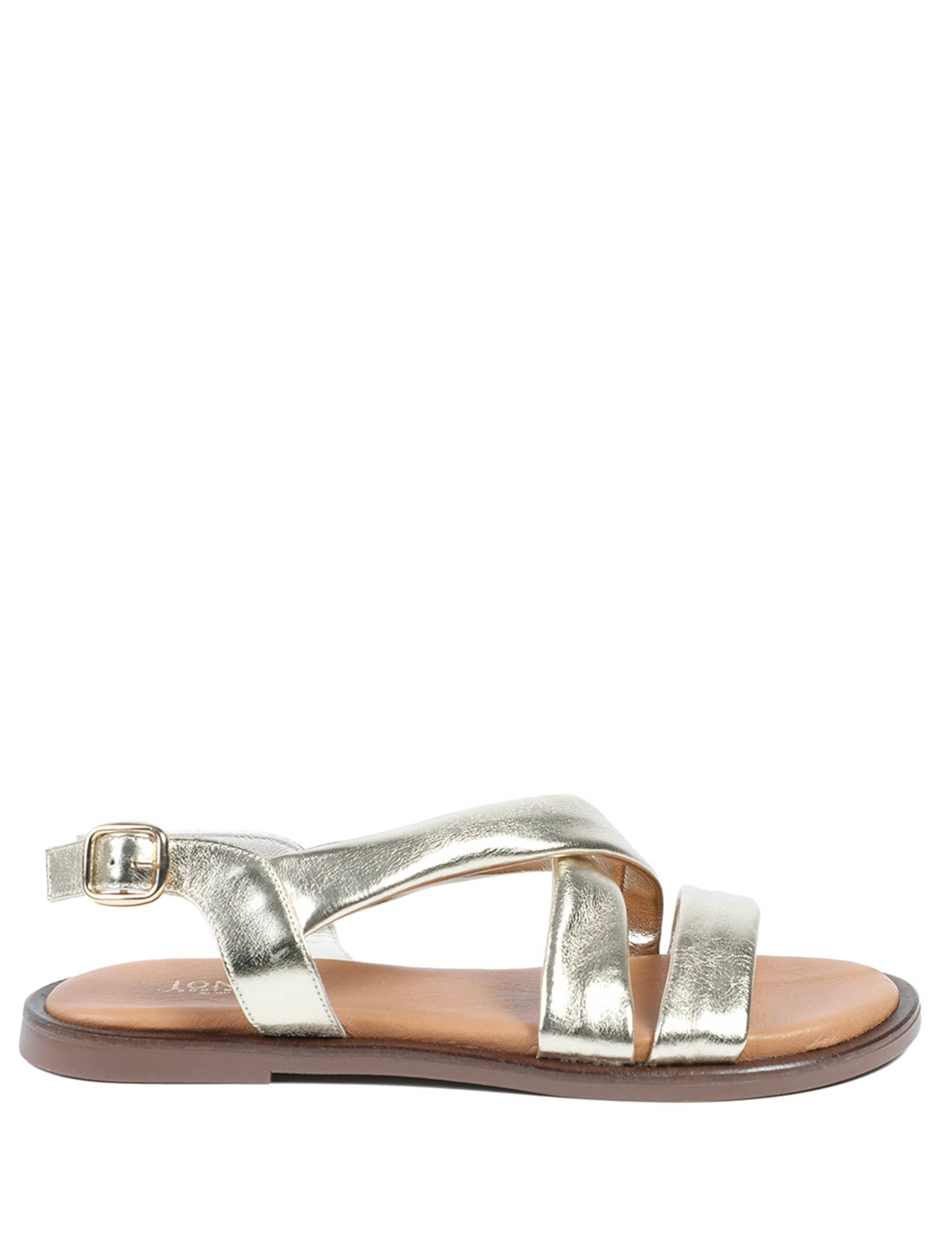 Wide Fit Leather Strappy Flat Sandals 4 of 6