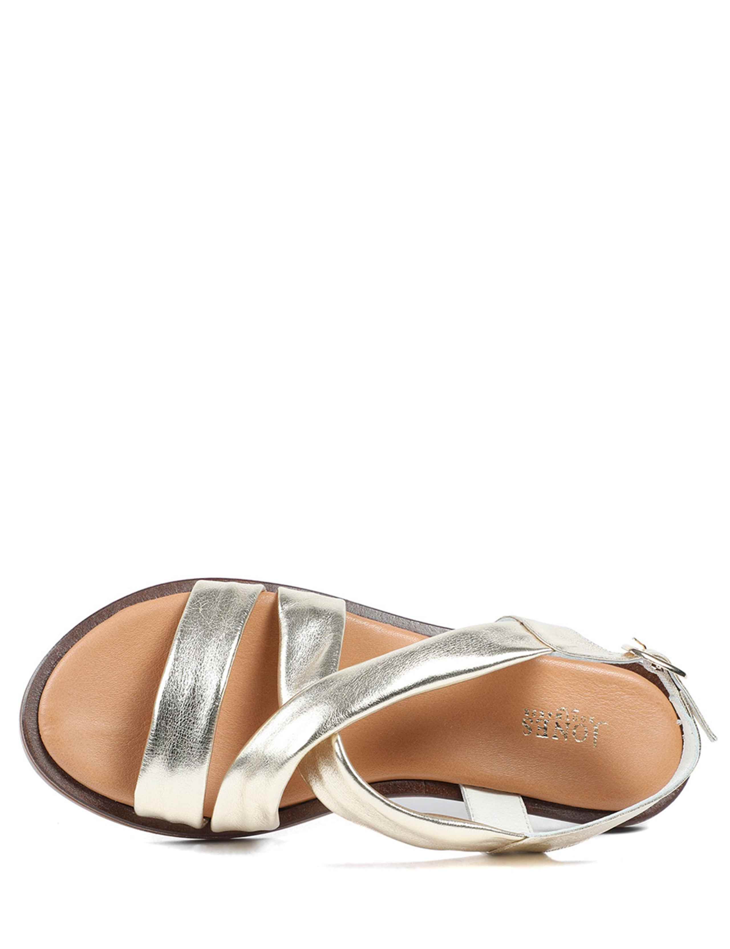 Wide Fit Leather Strappy Flat Sandals 5 of 6