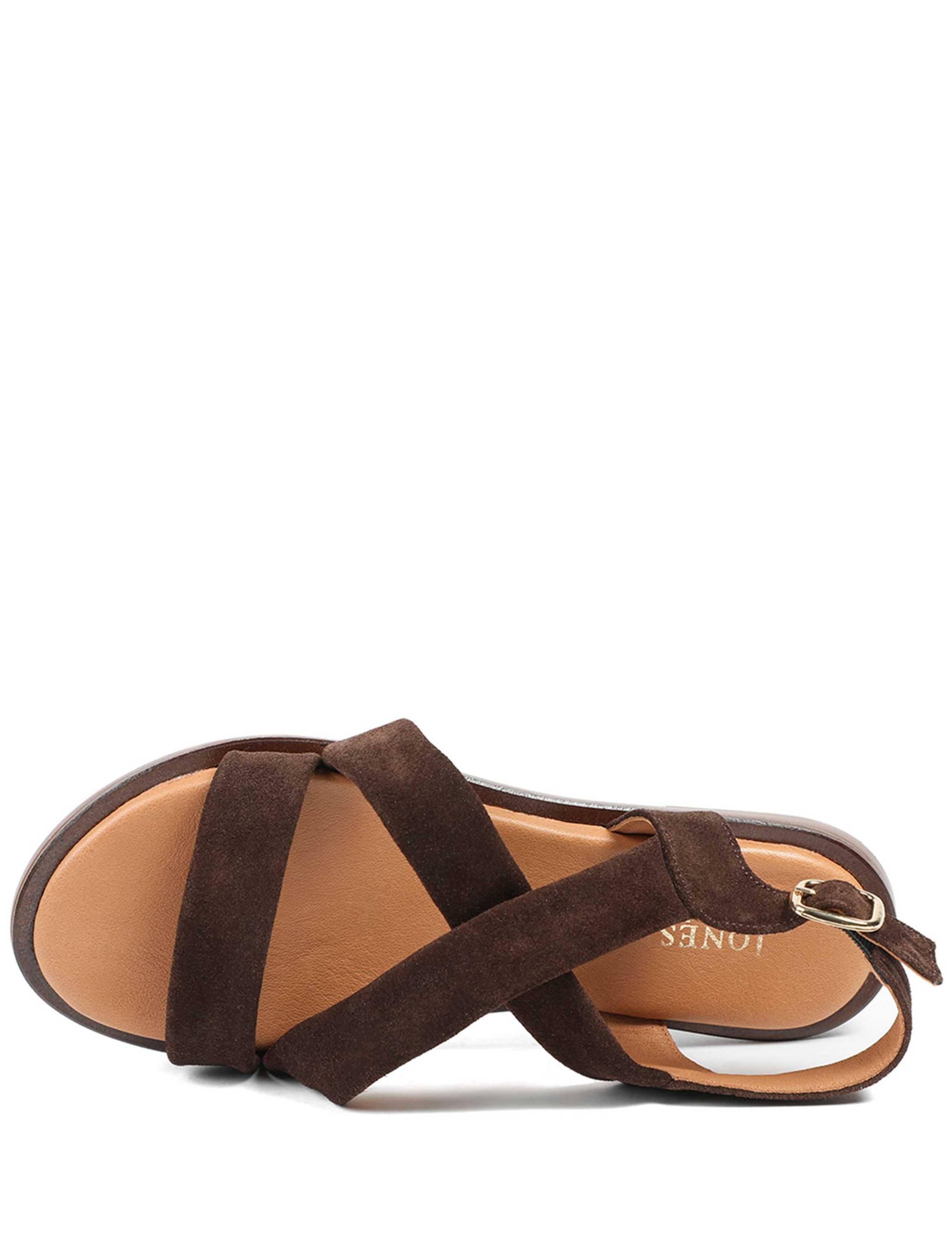 Wide Fit Leather Strappy Flat Sandals 5 of 6