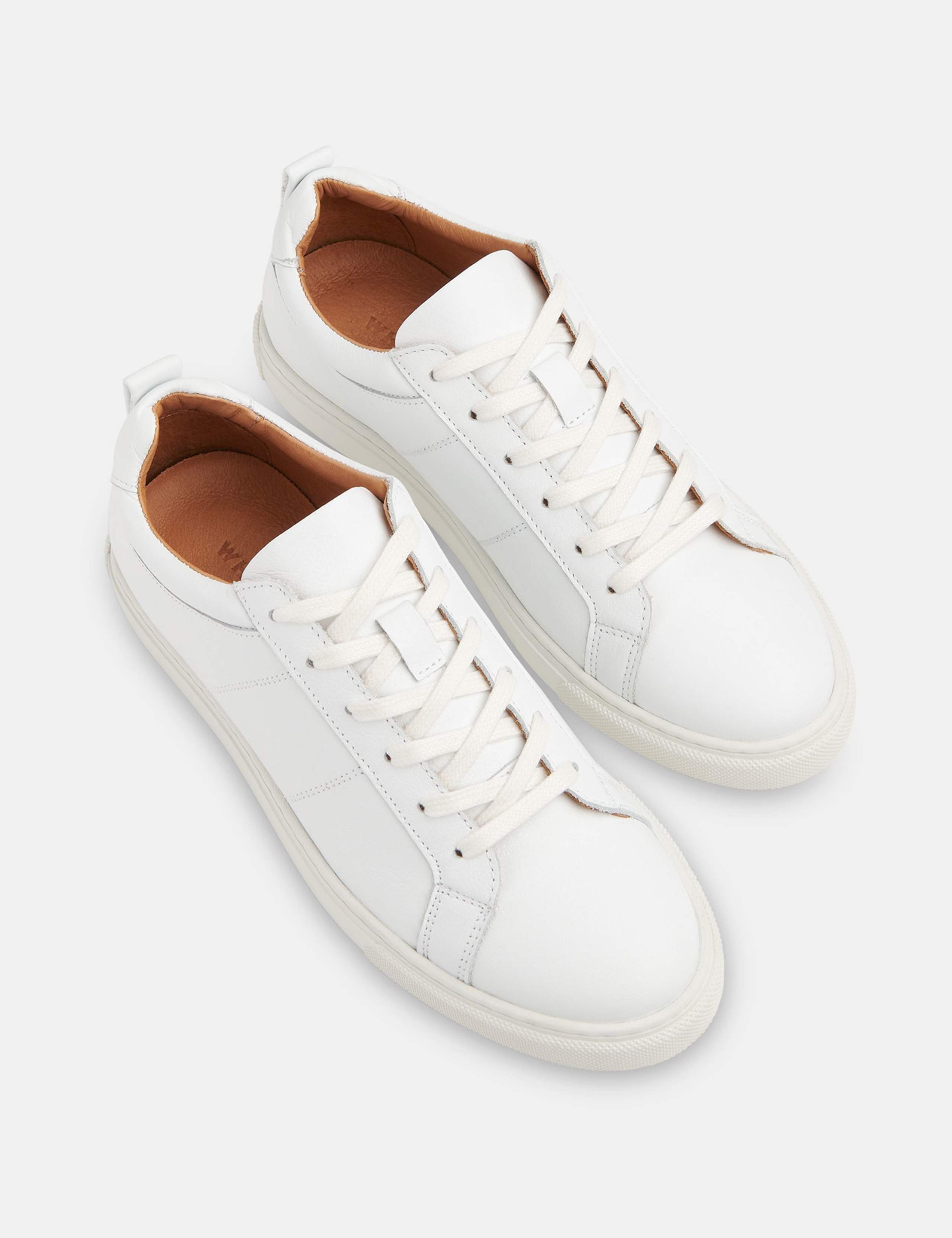 Leather Lace Up Trainers 4 of 4
