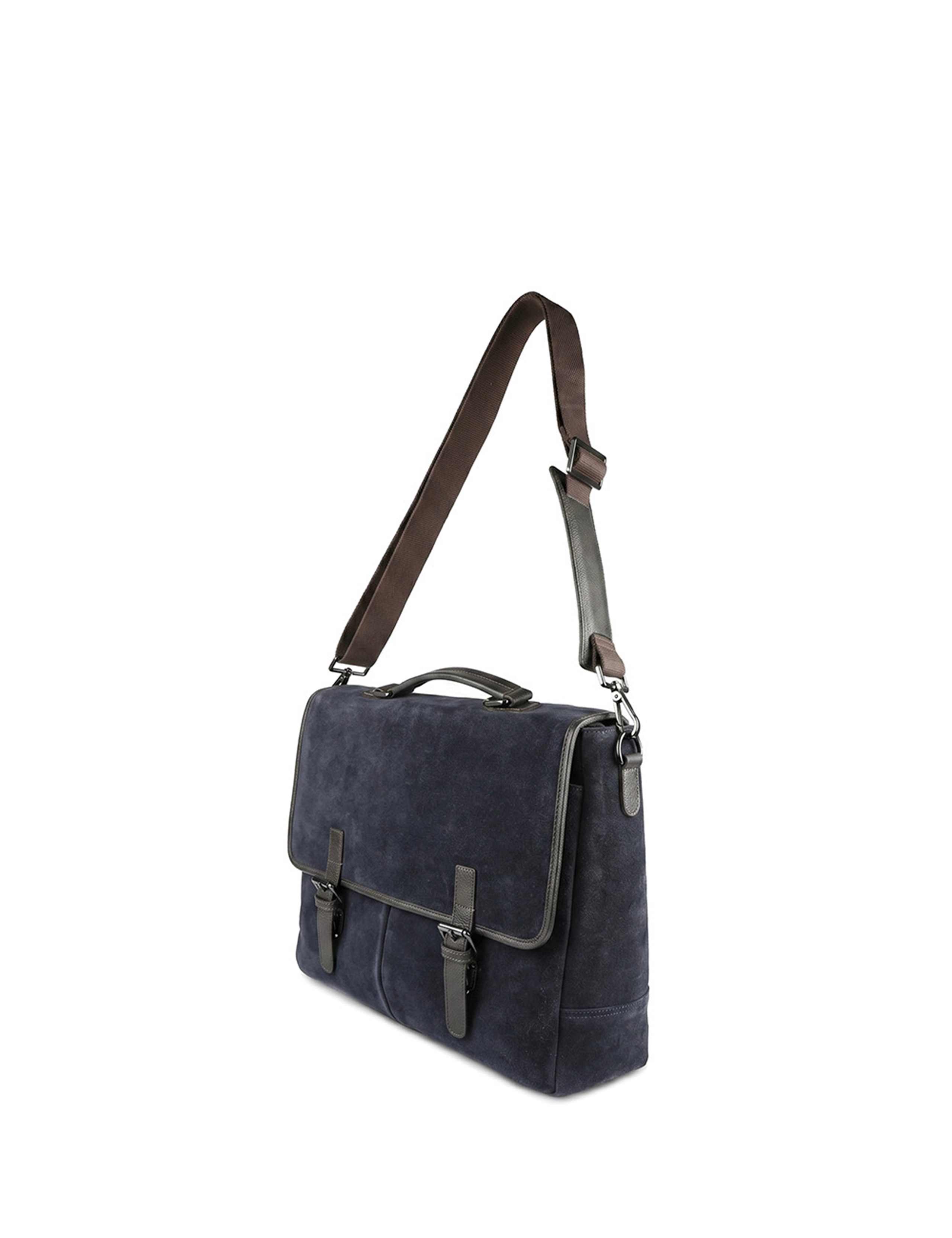 Leather Buckle Briefcase 3 of 6