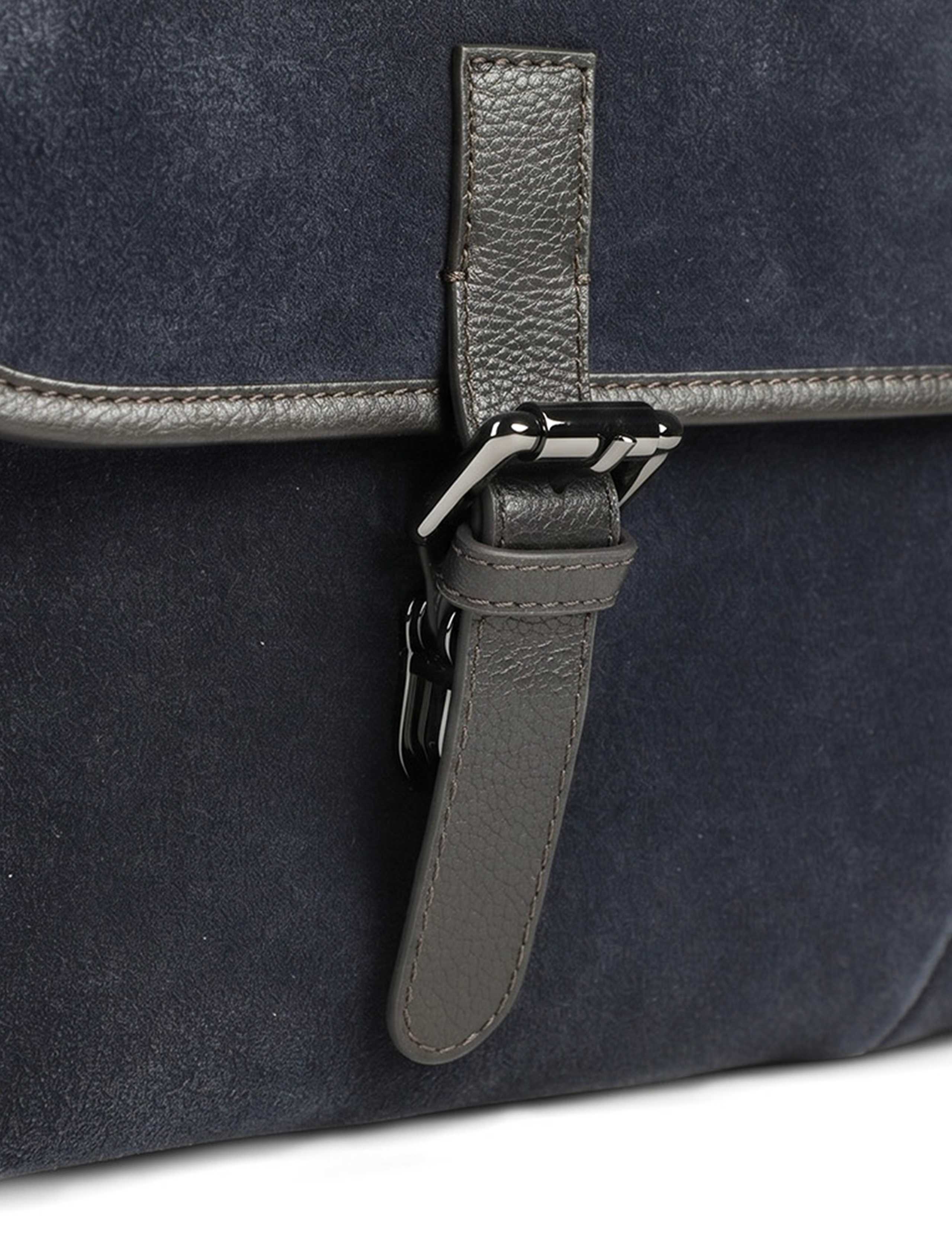 Leather Buckle Briefcase 4 of 6