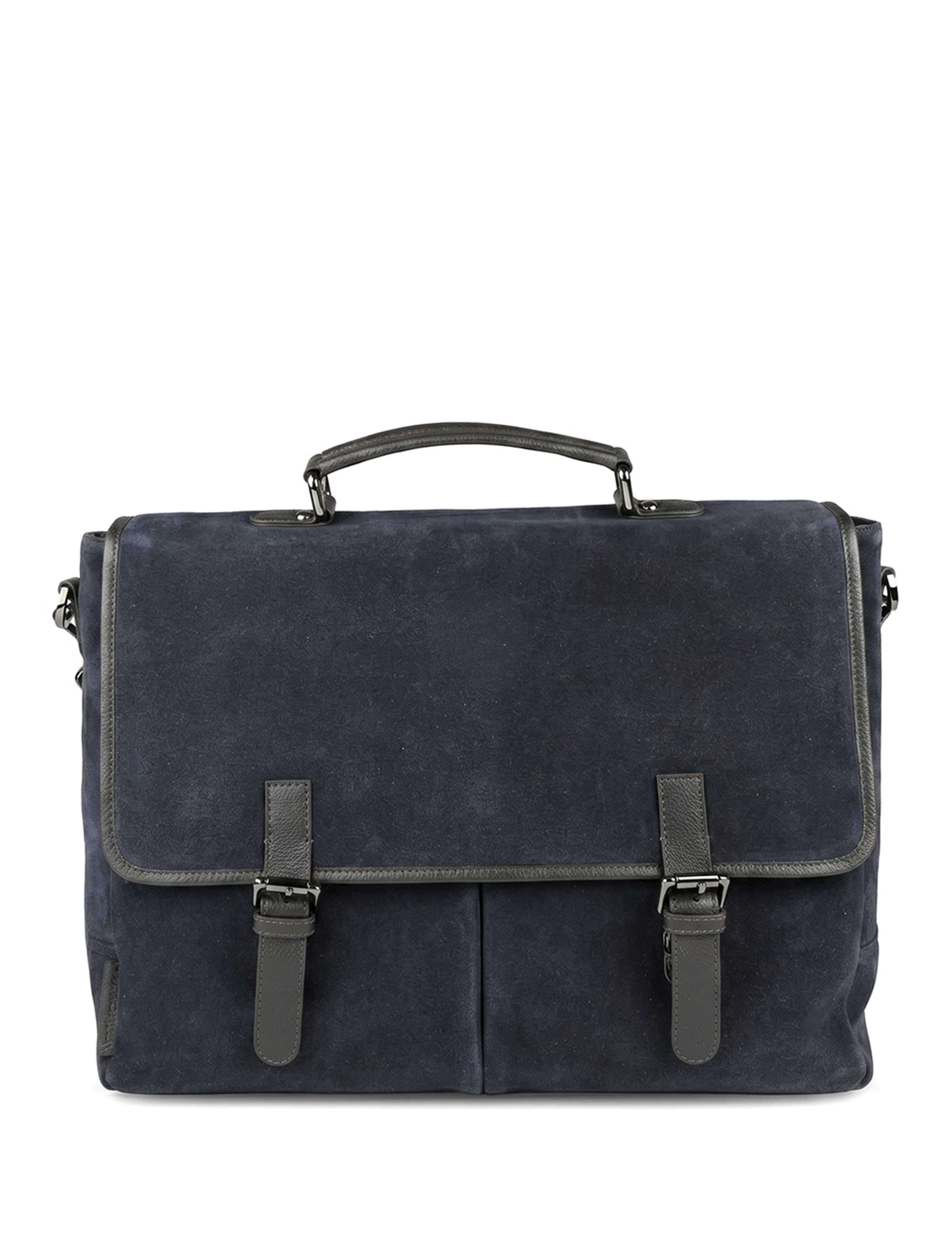 Leather Buckle Briefcase 6 of 6