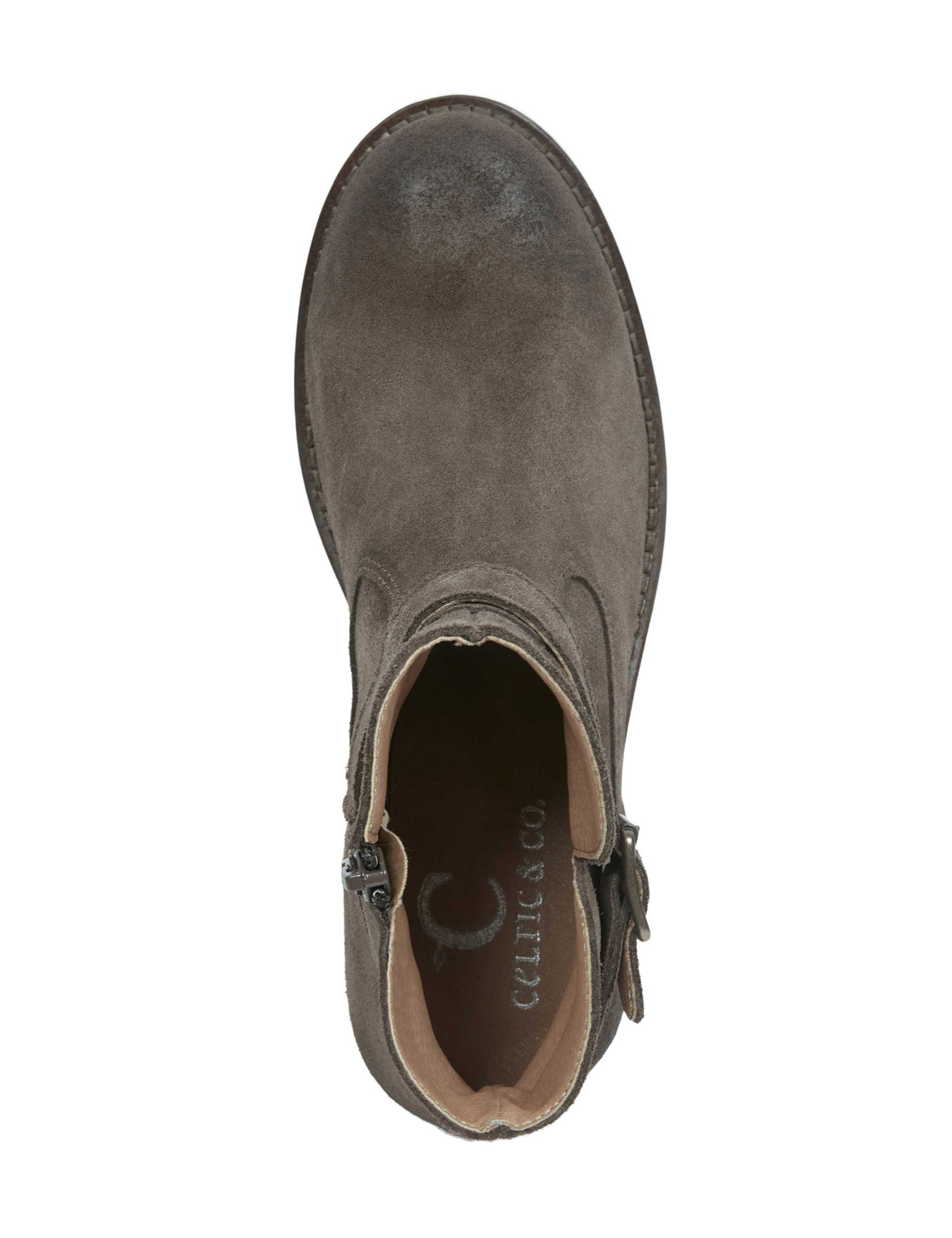 Suede Block Heel Ankle Boots 6 of 7