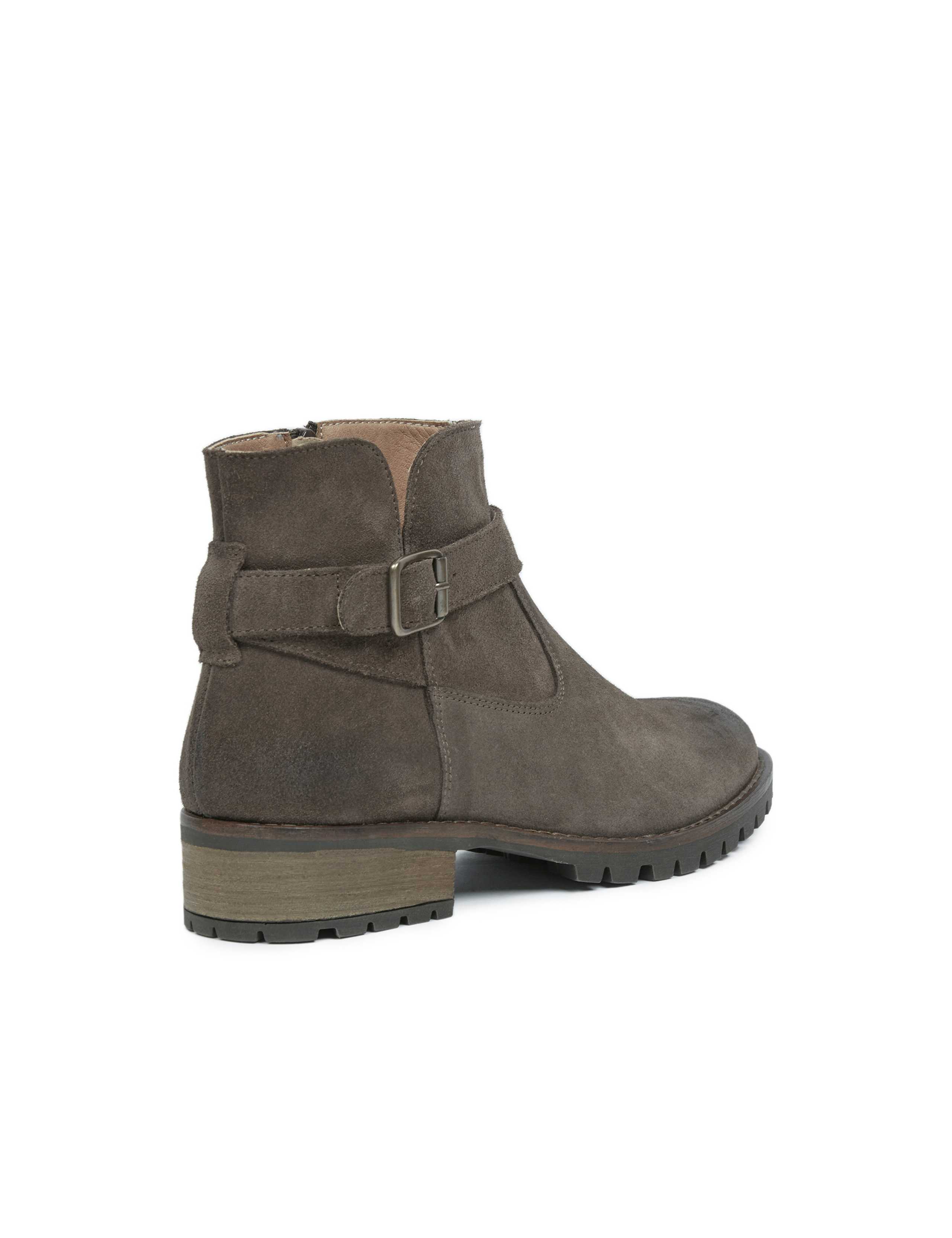 Suede Block Heel Ankle Boots 7 of 7