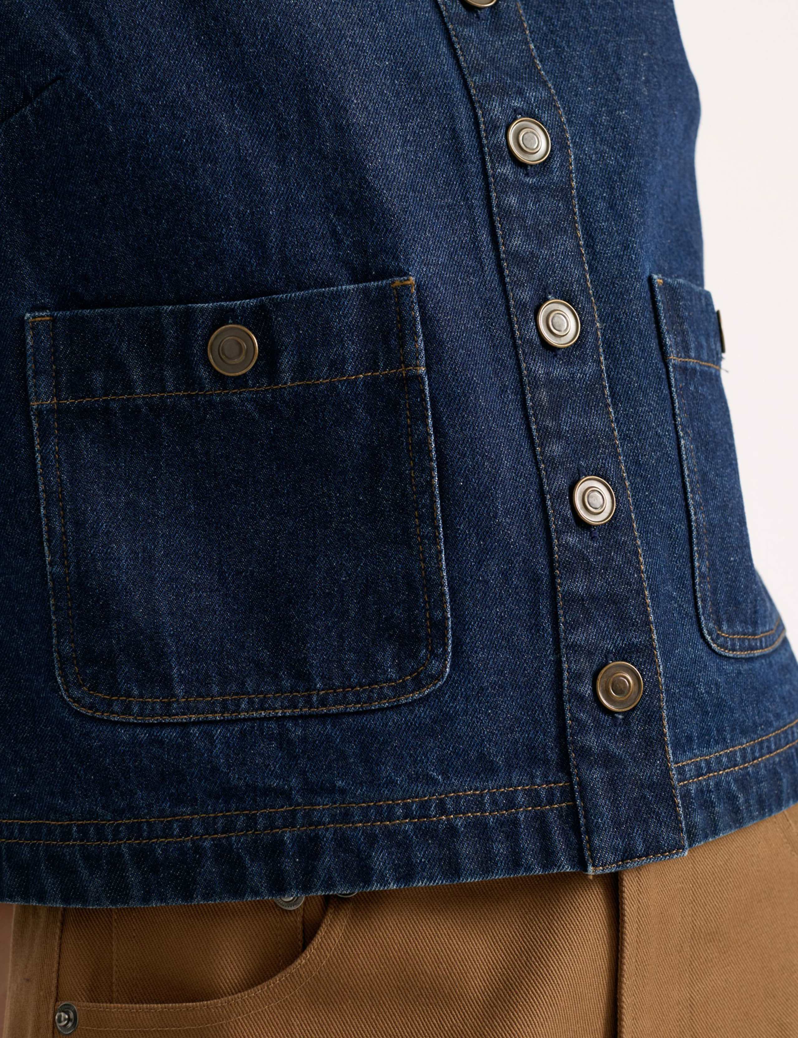 Denim Patch Pocket Waistcoat 3 of 4