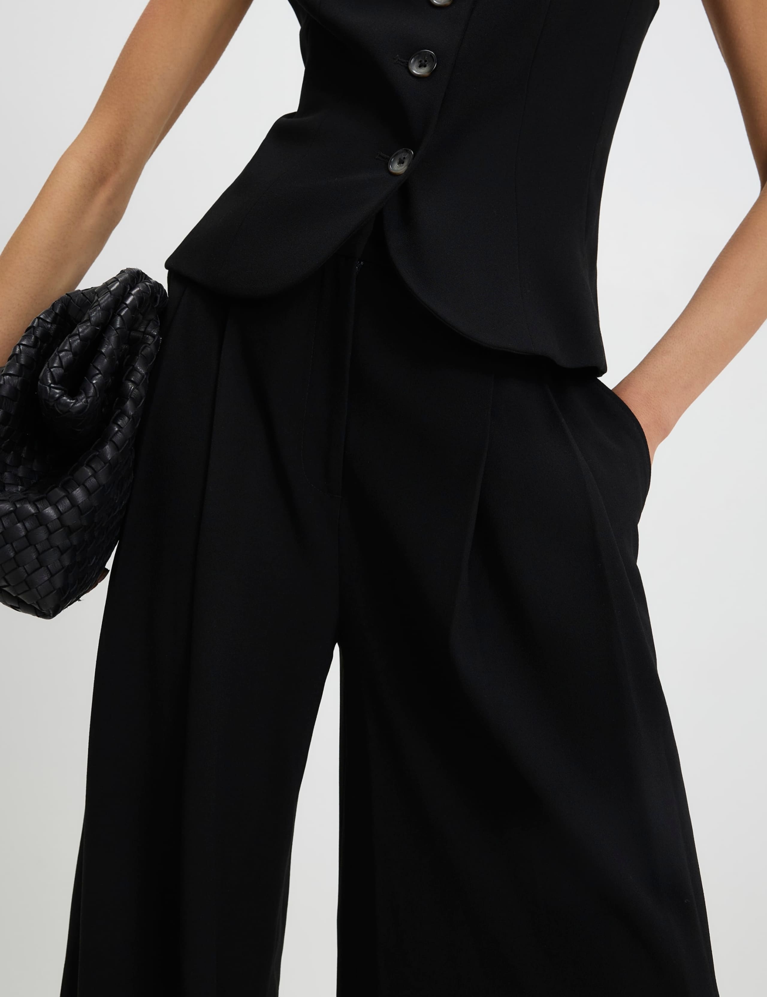 Tailored Wide Leg Trousers 2 of 4