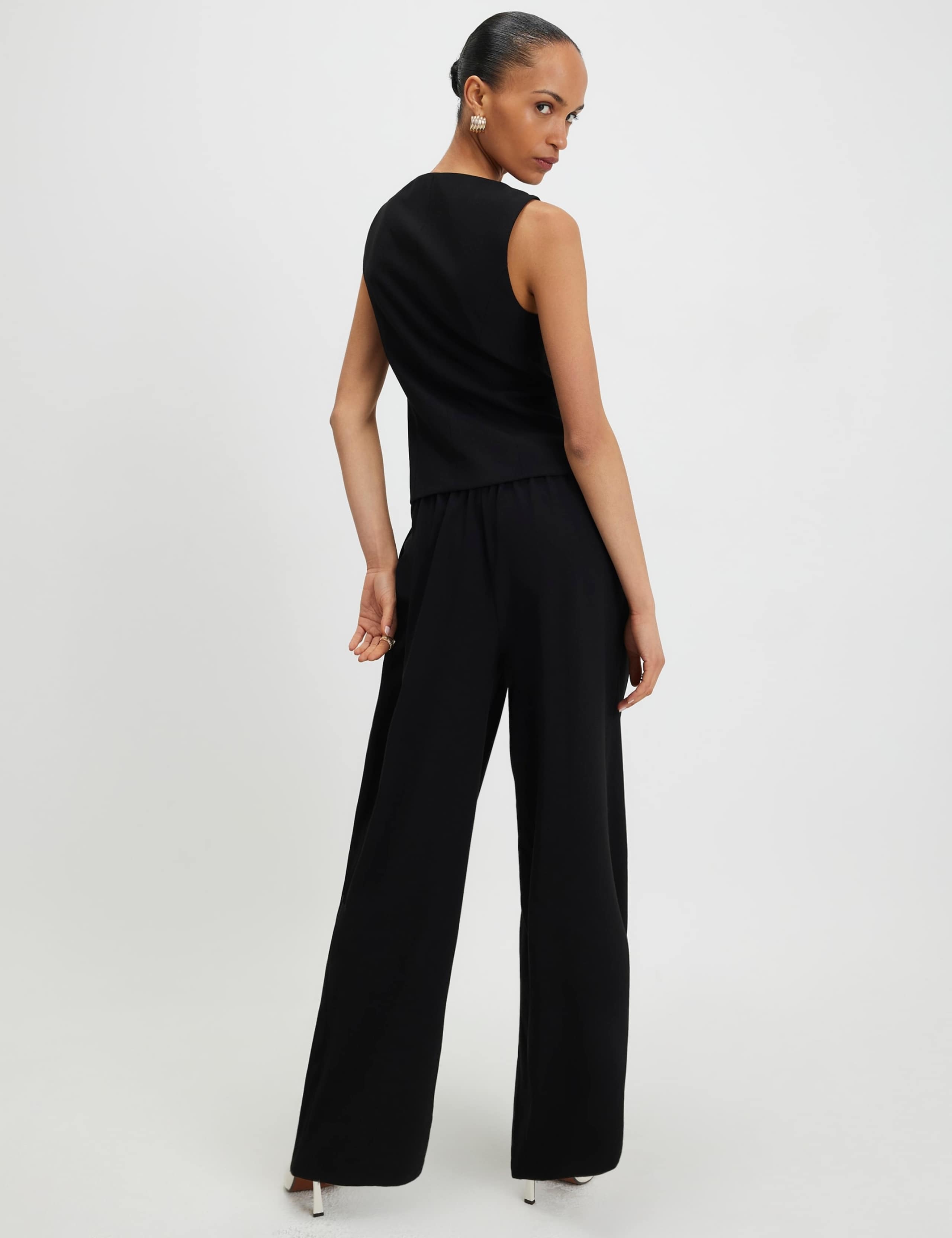 Tailored Wide Leg Trousers 3 of 4