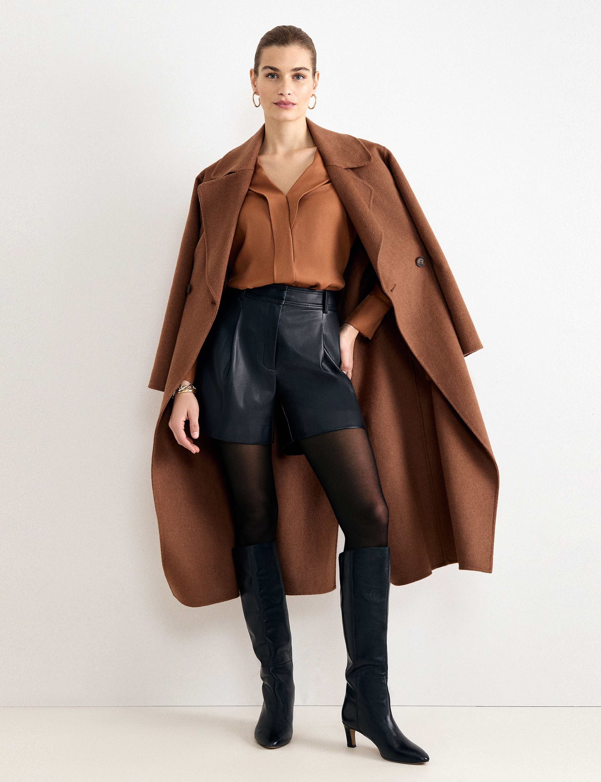 Faux Leather Shorts 3 of 7