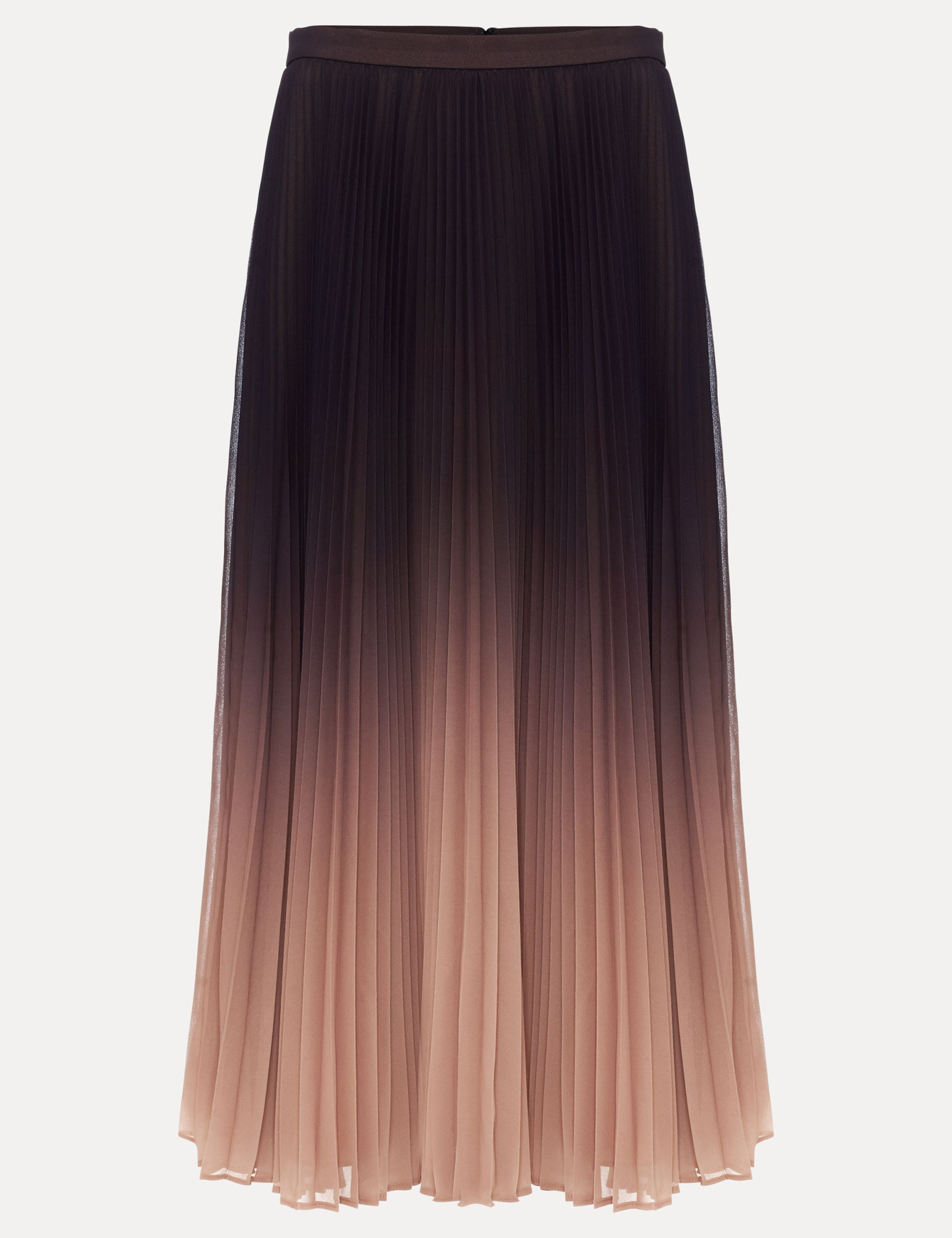 Ombre Pleated Midi Skirt 2 of 6