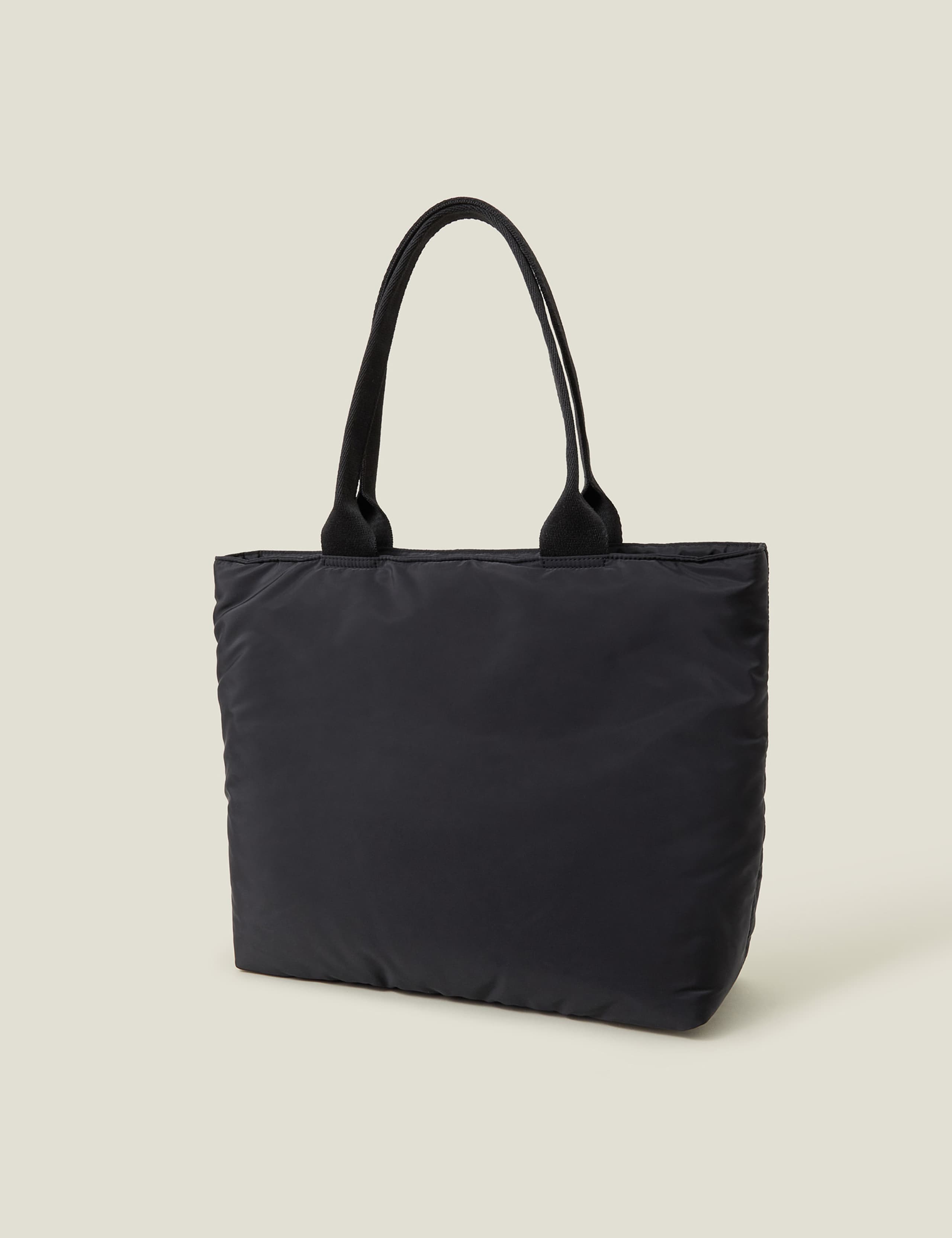 Nylon Floral Quilted Tote Bag 2 of 4