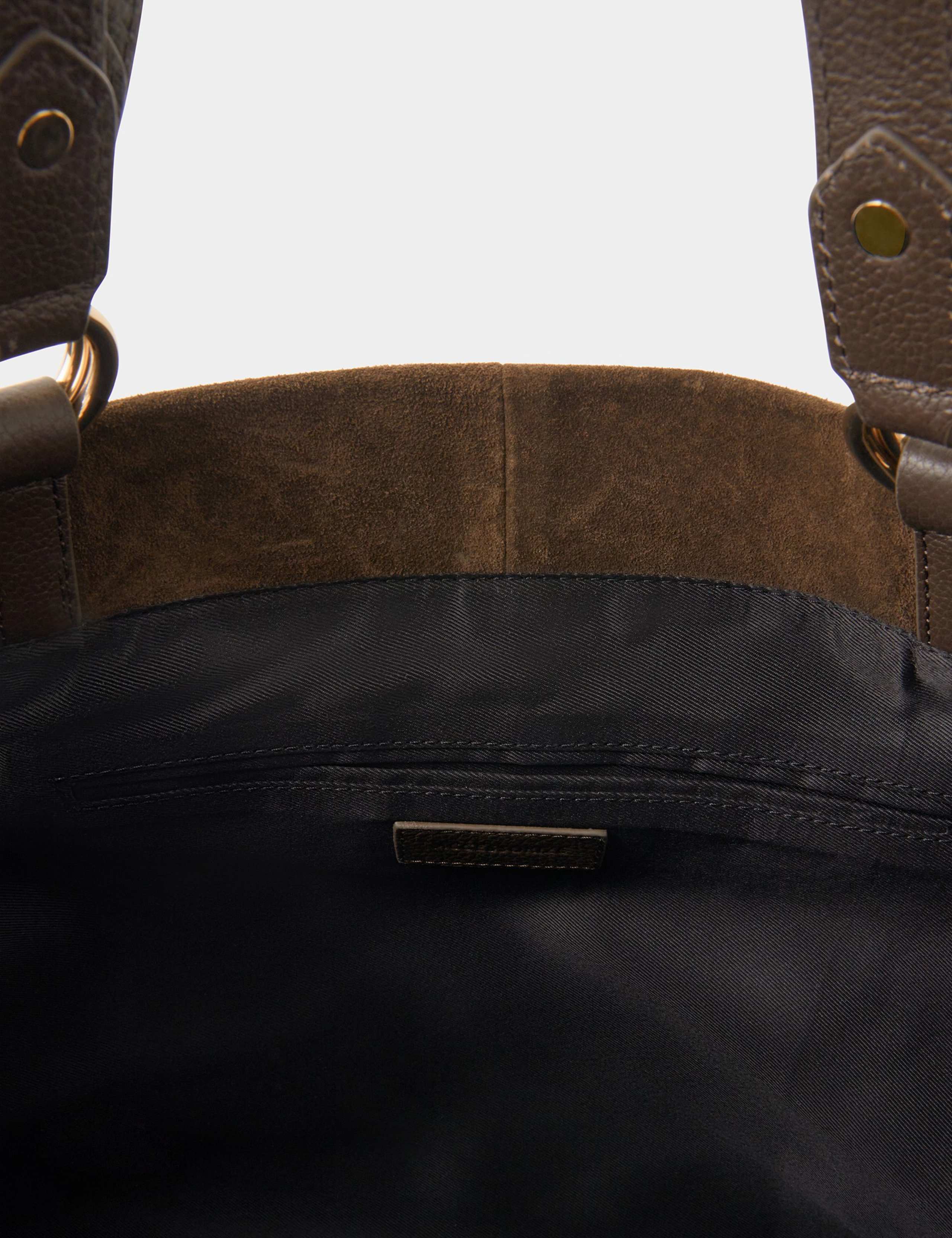 Suede Multi Handle Tote Bag 4 of 4