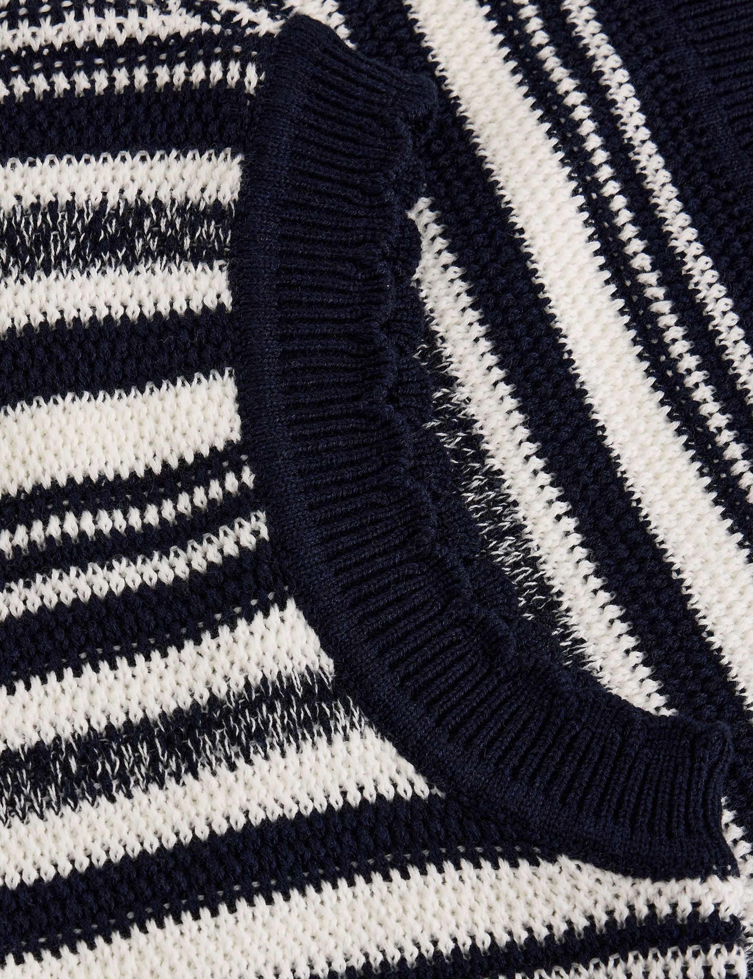 Pure Cotton Striped Knitted Vest 3 of 6