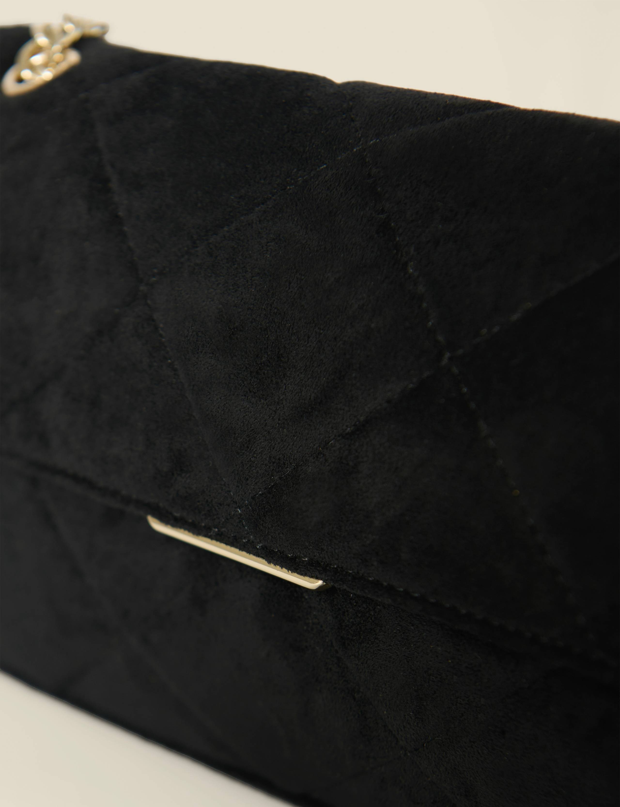 Faux Suede Cross Body Shoulder Bag 4 of 6