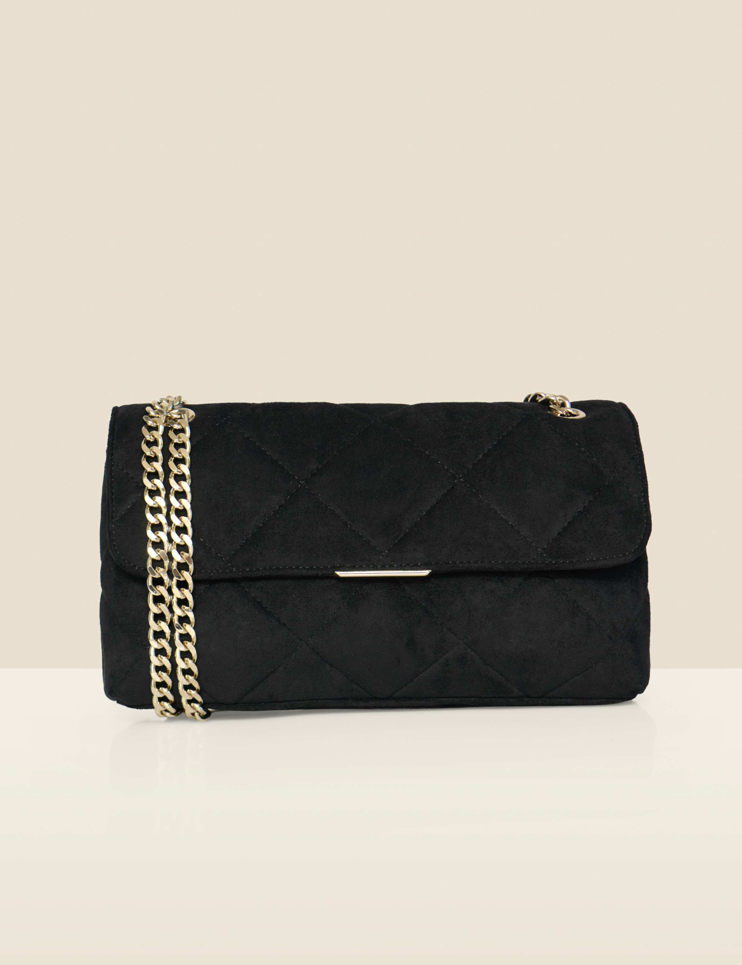 Faux Suede Cross Body Shoulder Bag 5 of 6