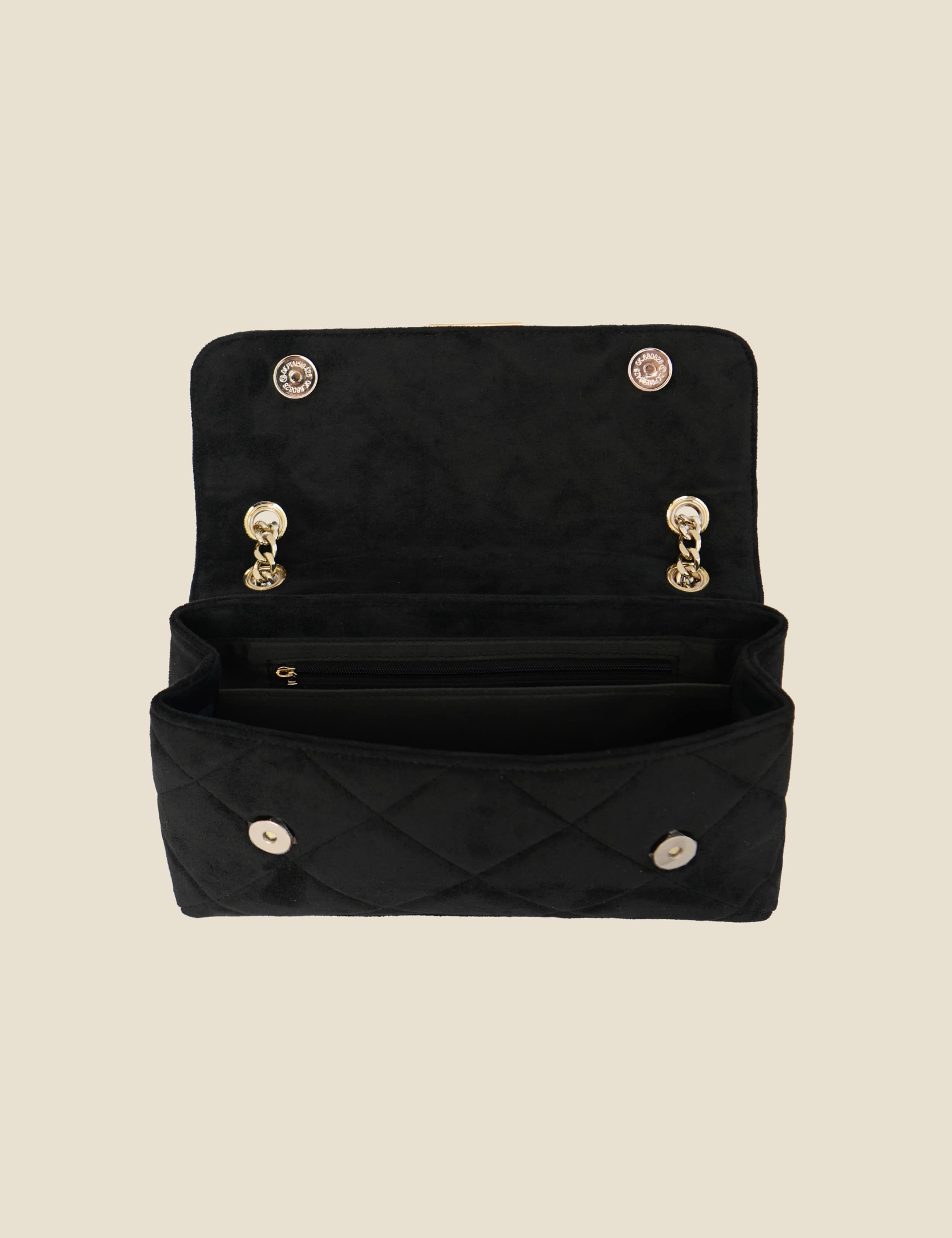 Faux Suede Cross Body Shoulder Bag 6 of 6