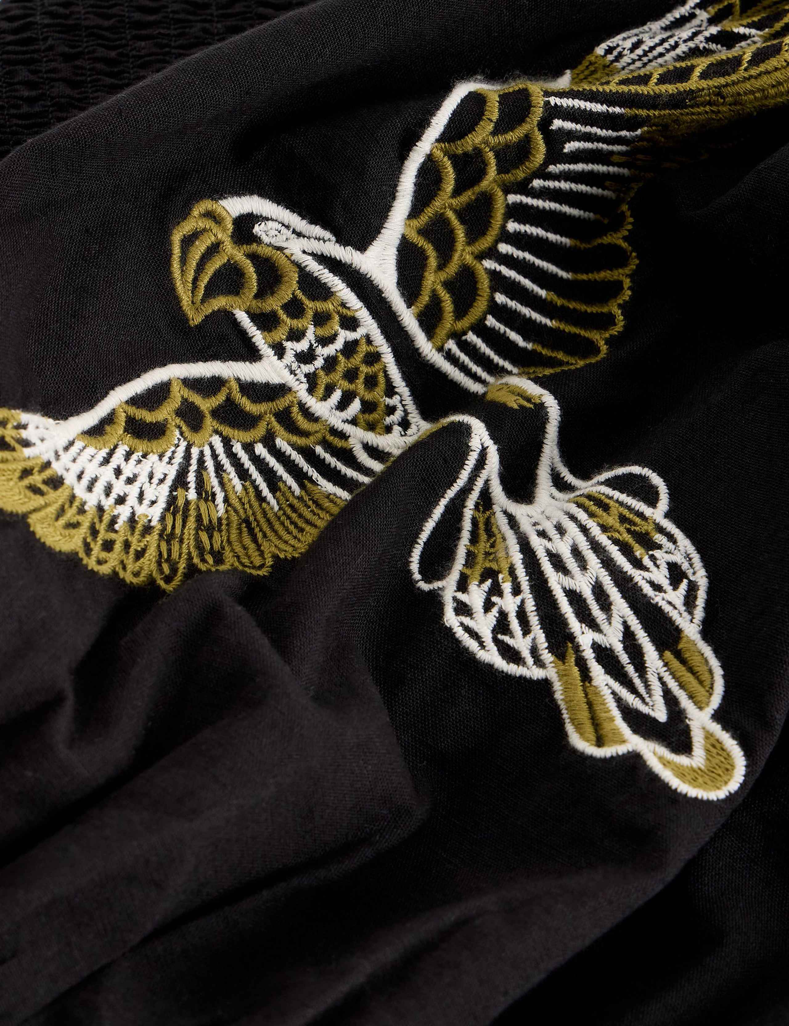 Embroidered Shirred Jumpsuit 5 of 6