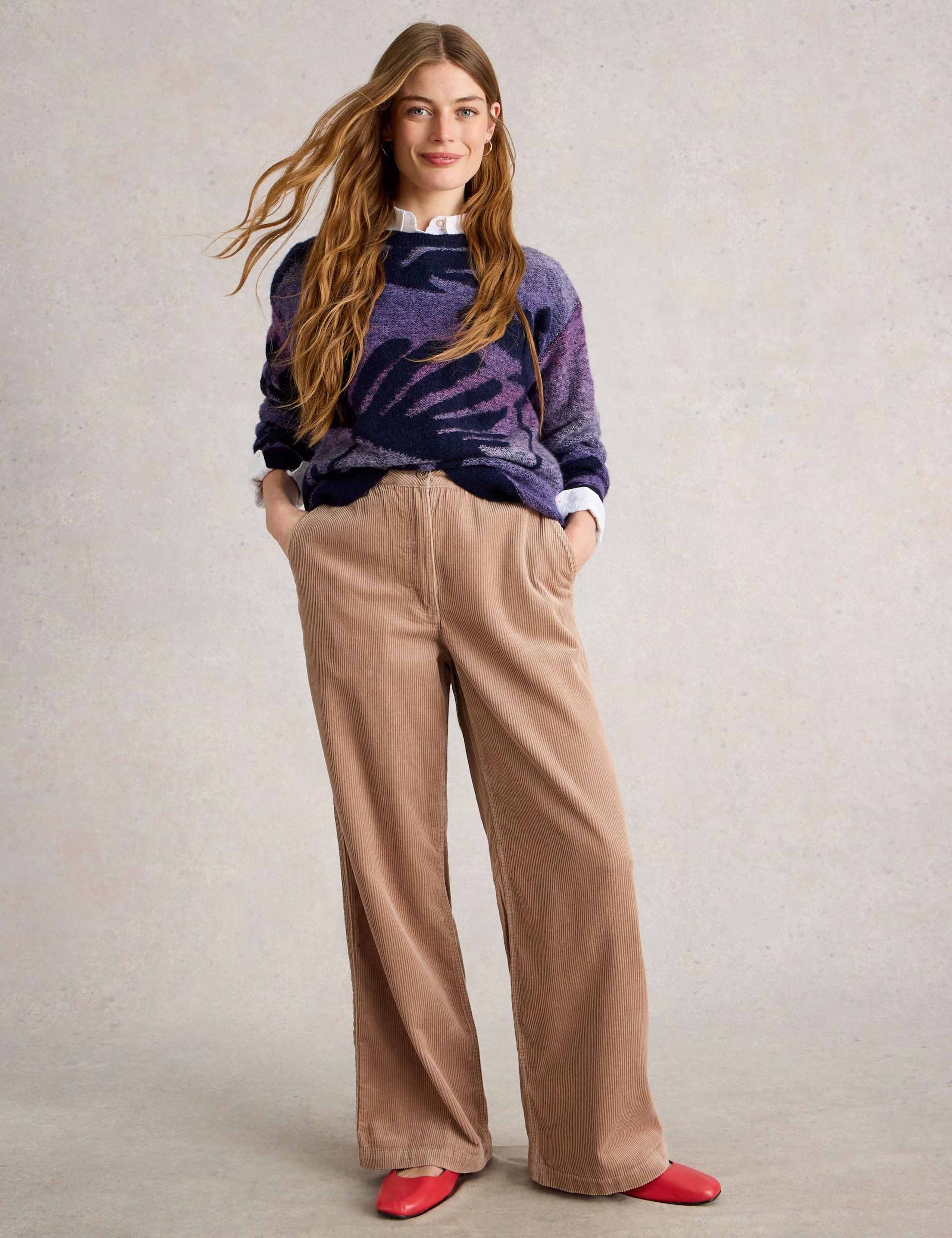 Fern Crew Neck Jumper with Wool 1 of 6