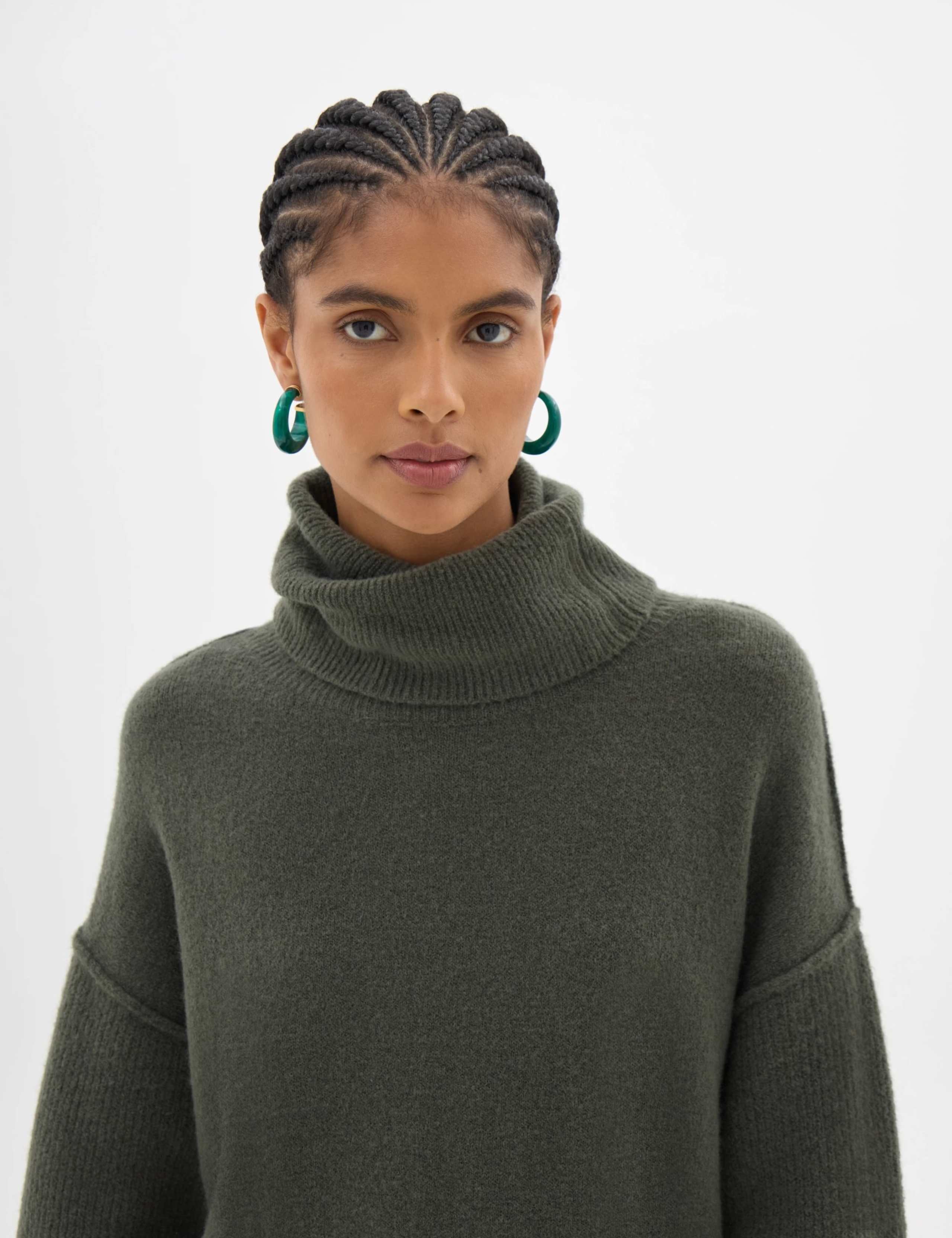 Wool Blend Roll Neck Jumper 4 of 5