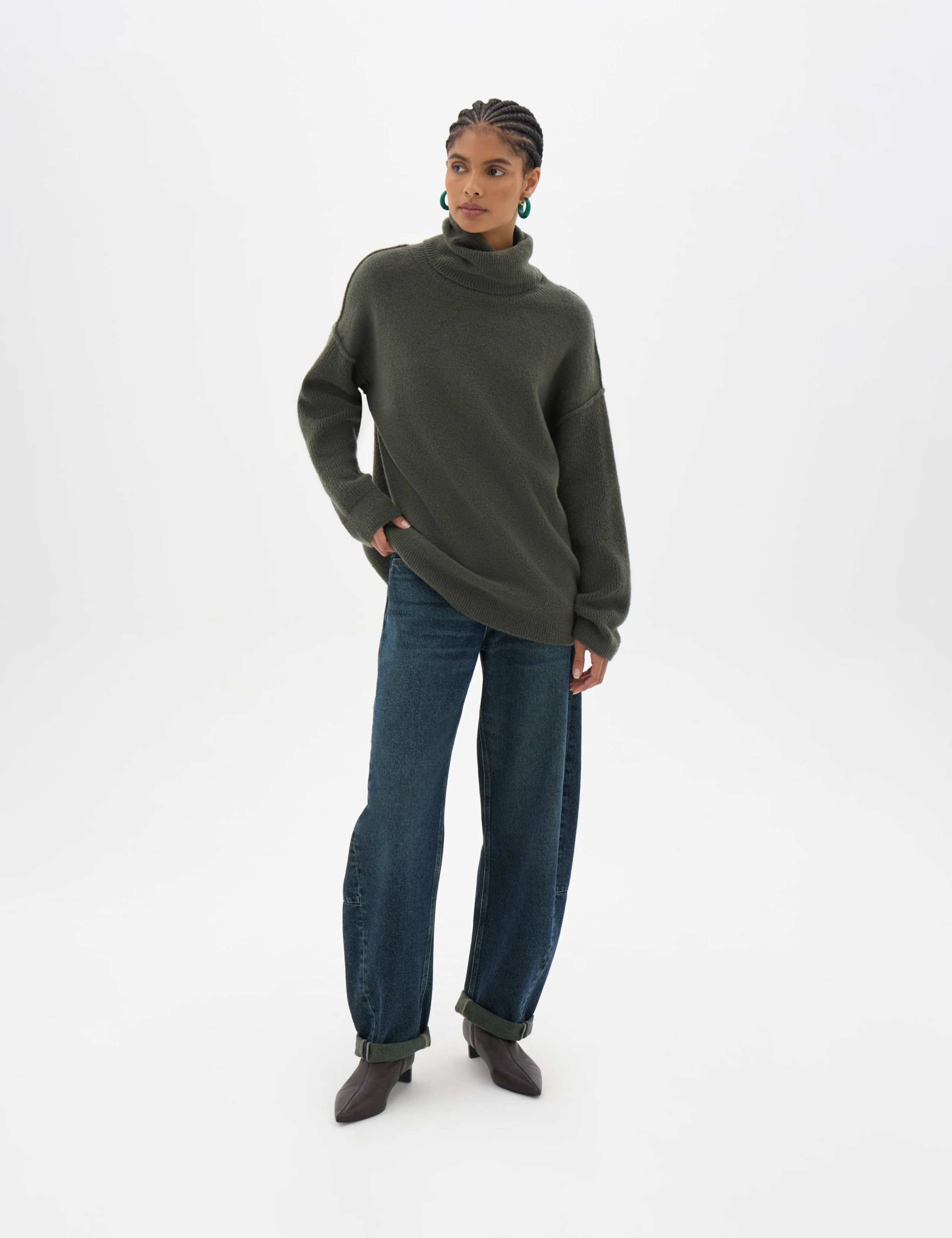 Wool Blend Roll Neck Jumper 5 of 5