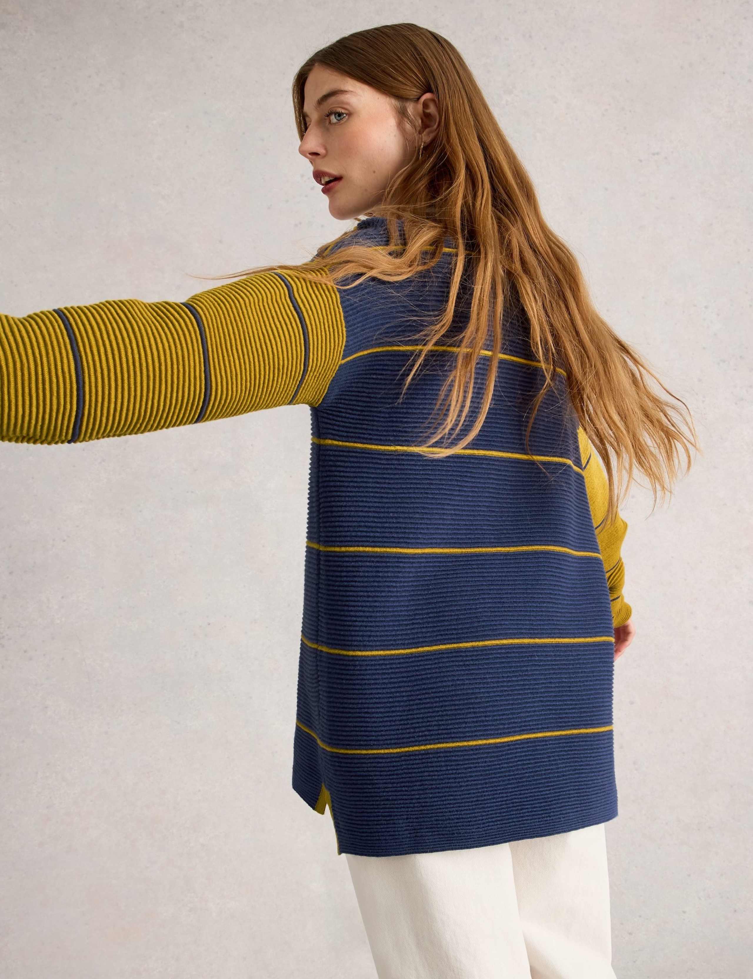 Cotton Striped Round Neck Jumper 3 of 6