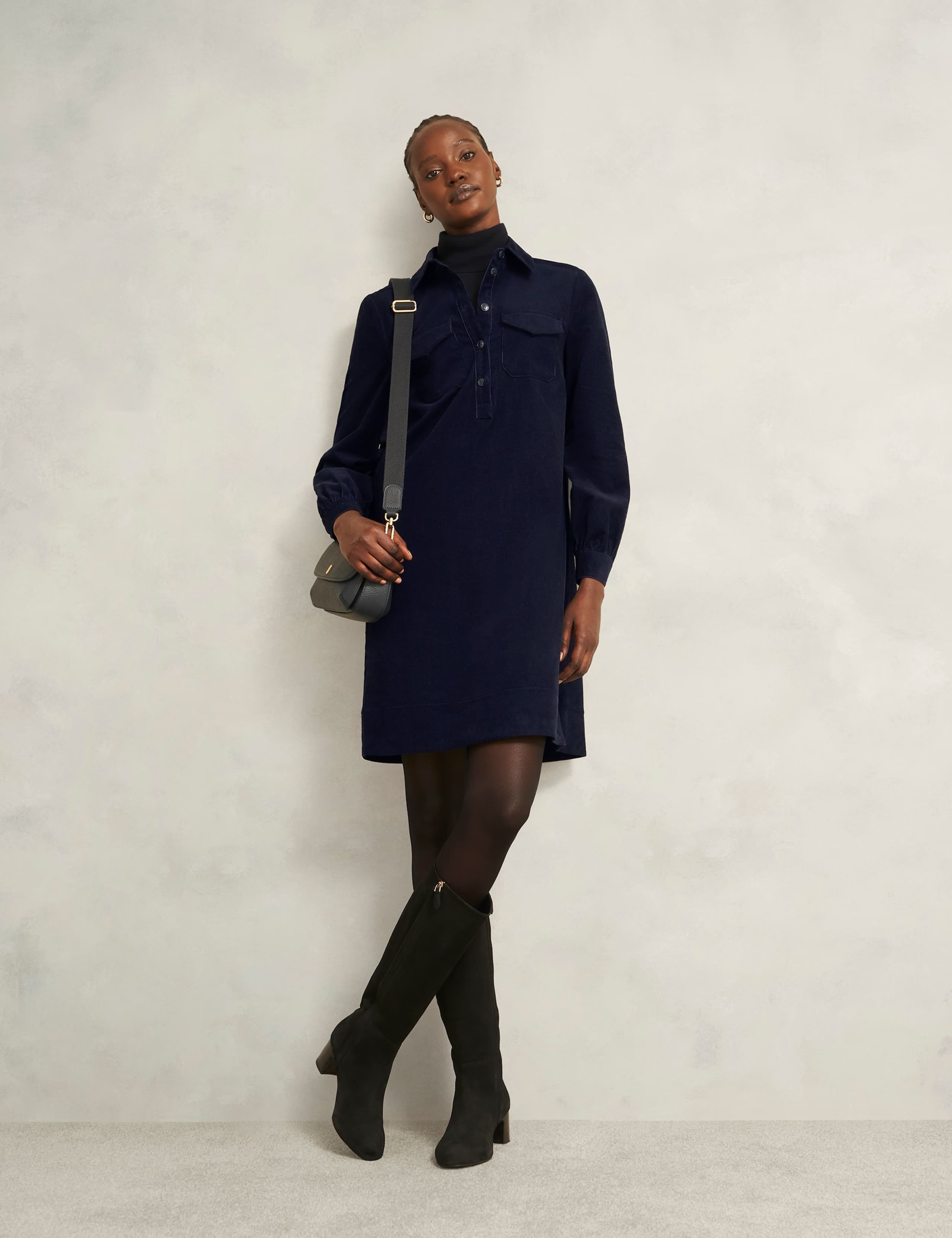 Cotton Rich Mini Shirt Dress 5 of 6