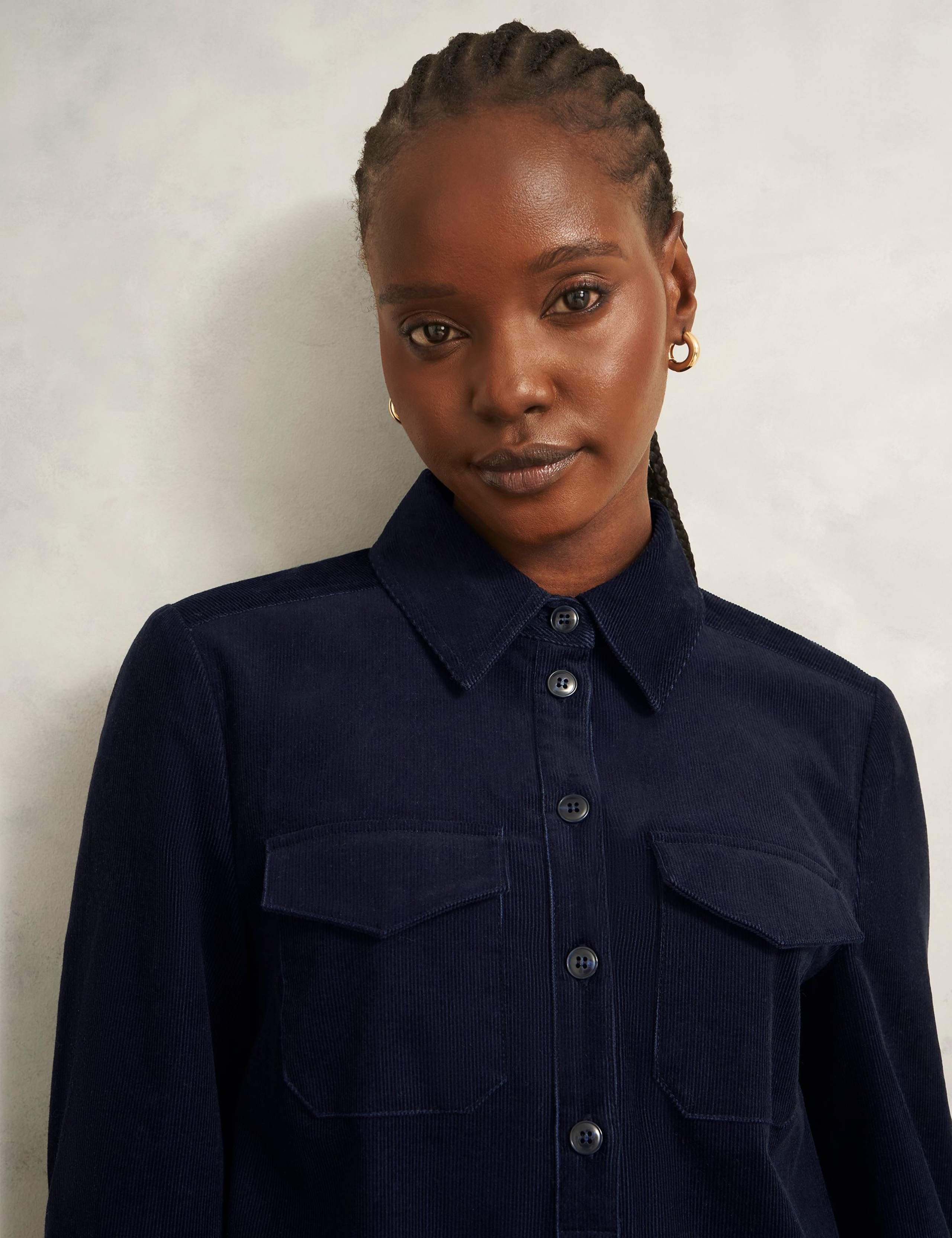 Cotton Rich Mini Shirt Dress 6 of 6