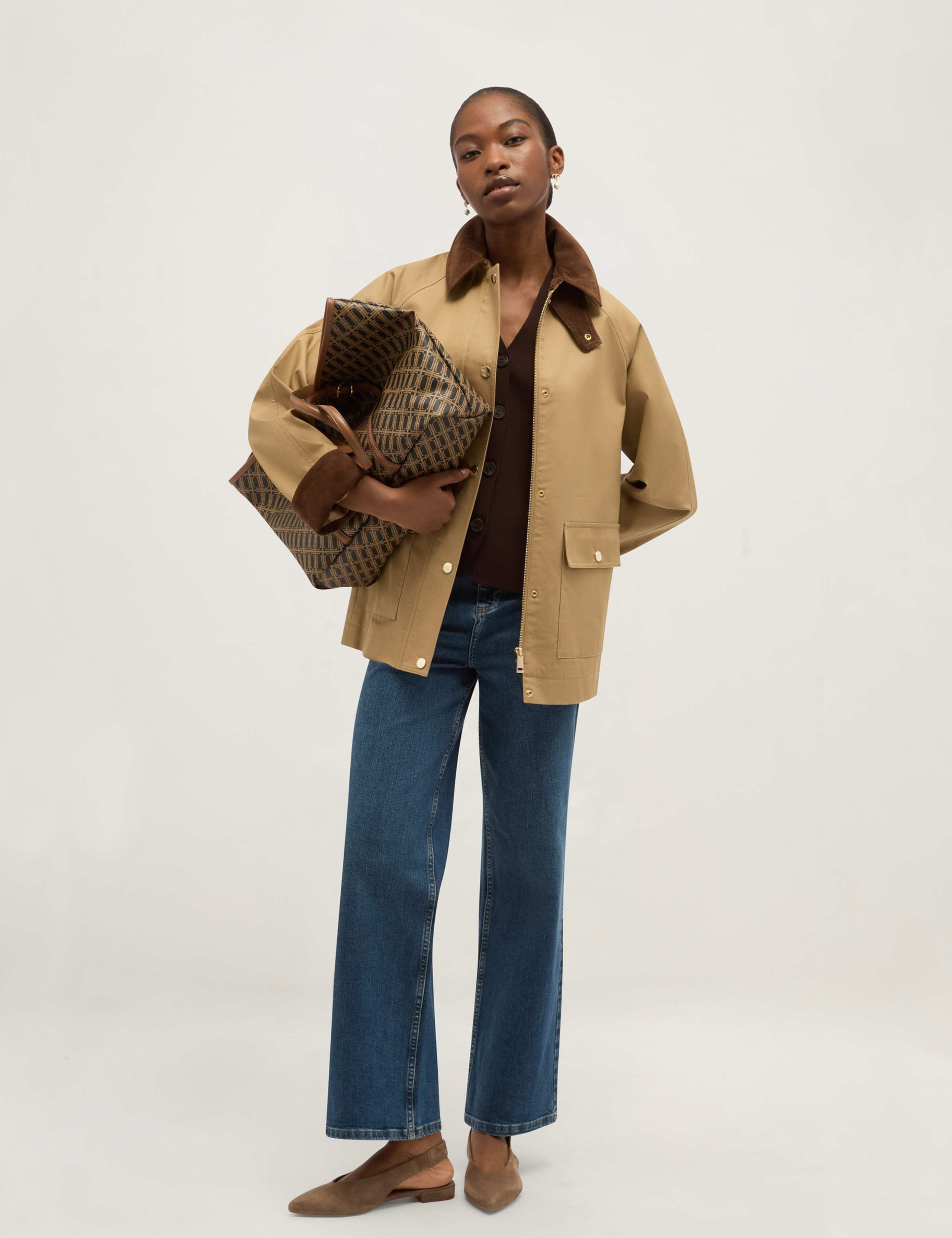 Pure Cotton Harrington Jacket 5 of 7