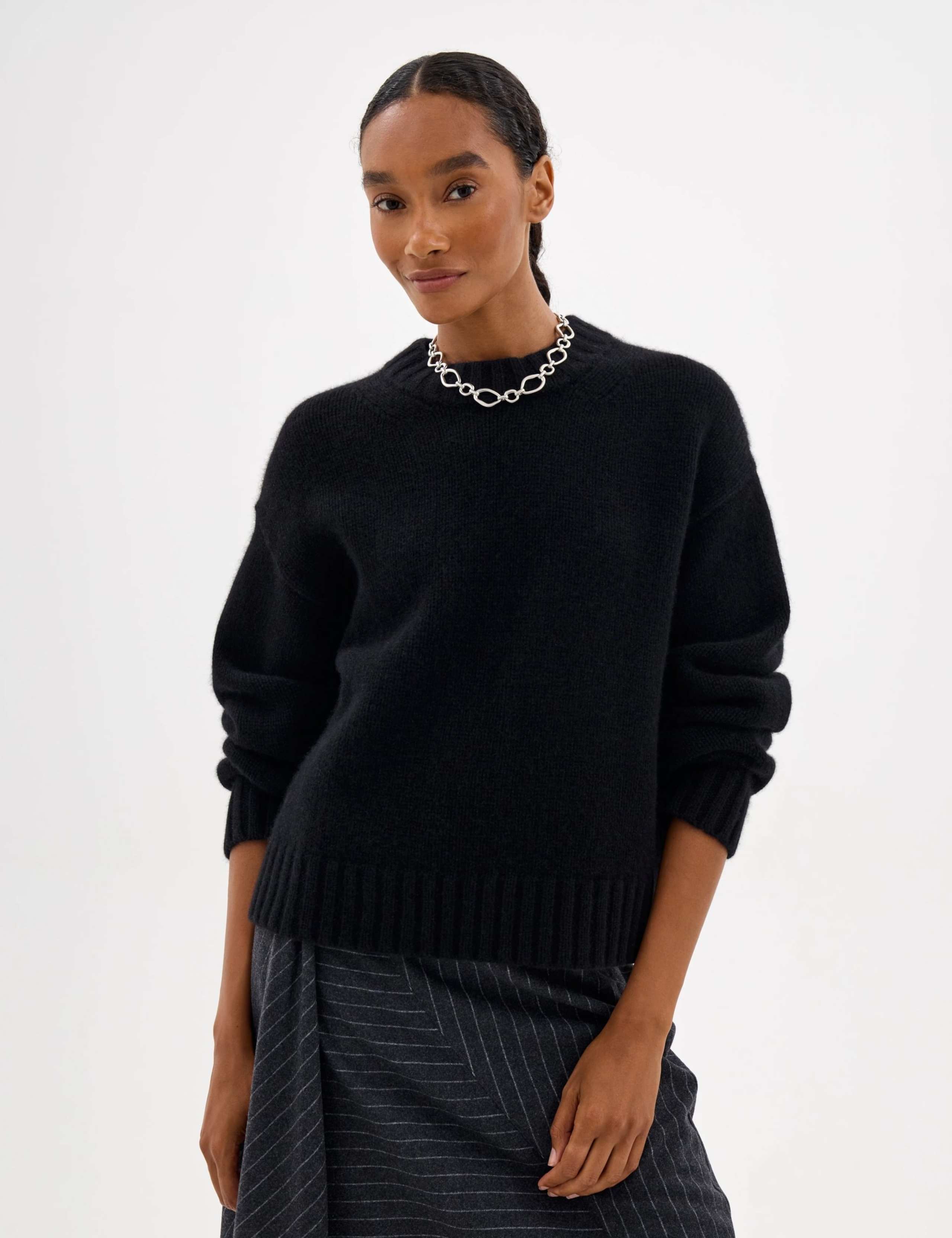 Pure Cashmere Chunky Knit Crew Neck Jumper 1 of 5