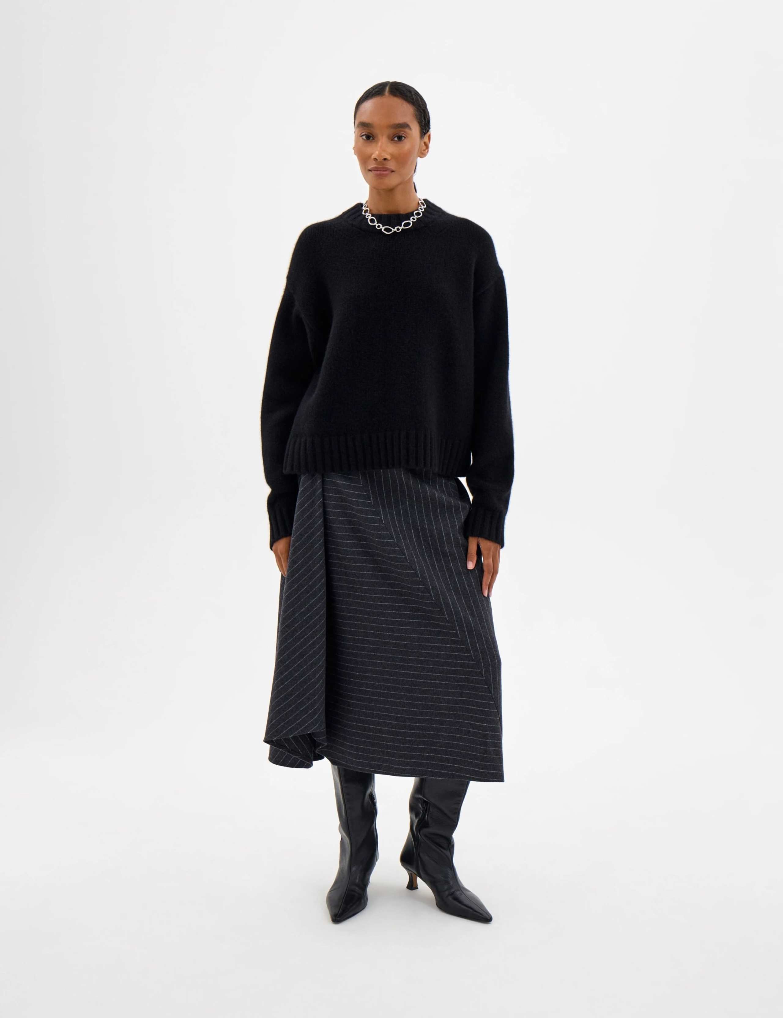 Pure Cashmere Chunky Knit Crew Neck Jumper 2 of 5