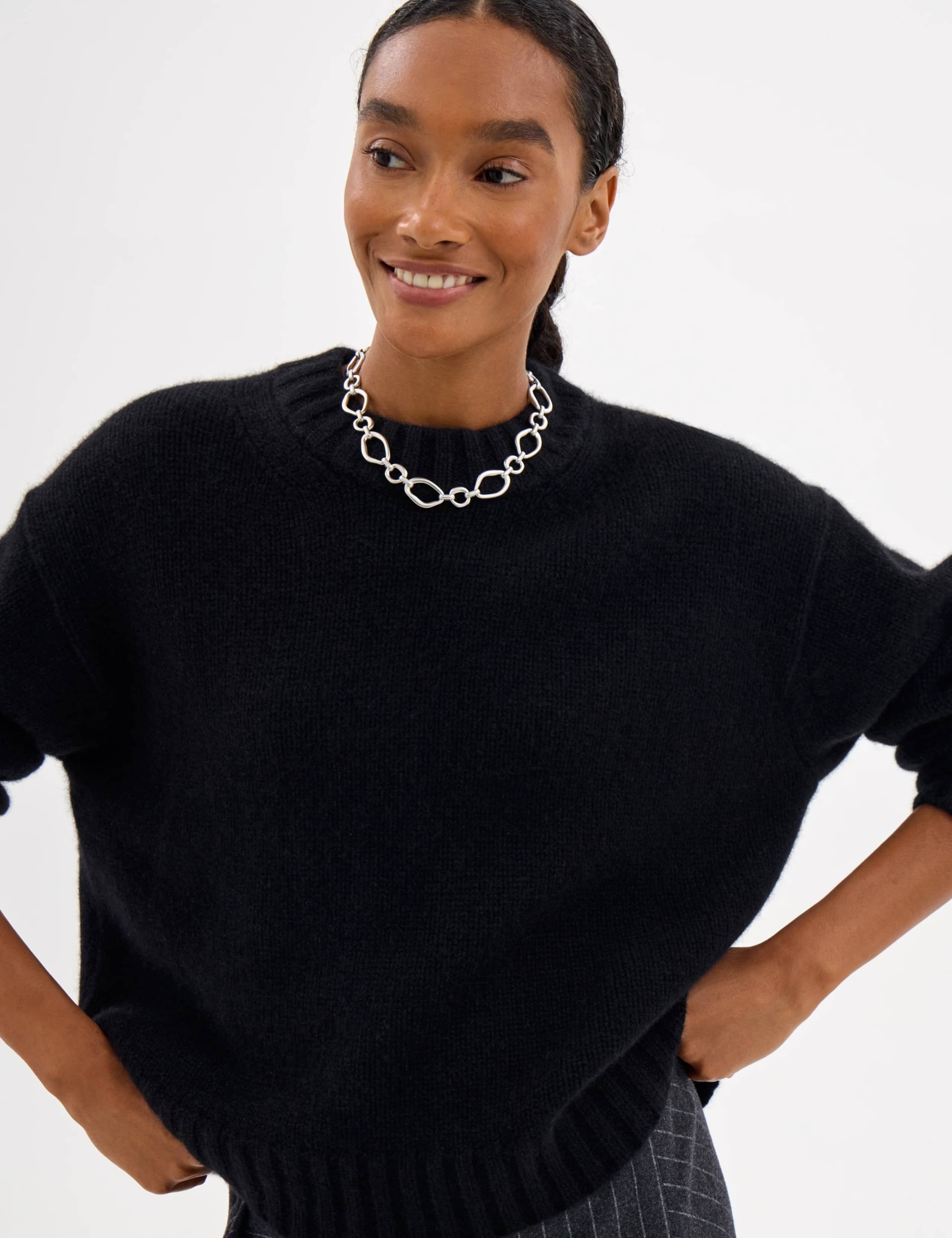Pure Cashmere Chunky Knit Crew Neck Jumper 5 of 5