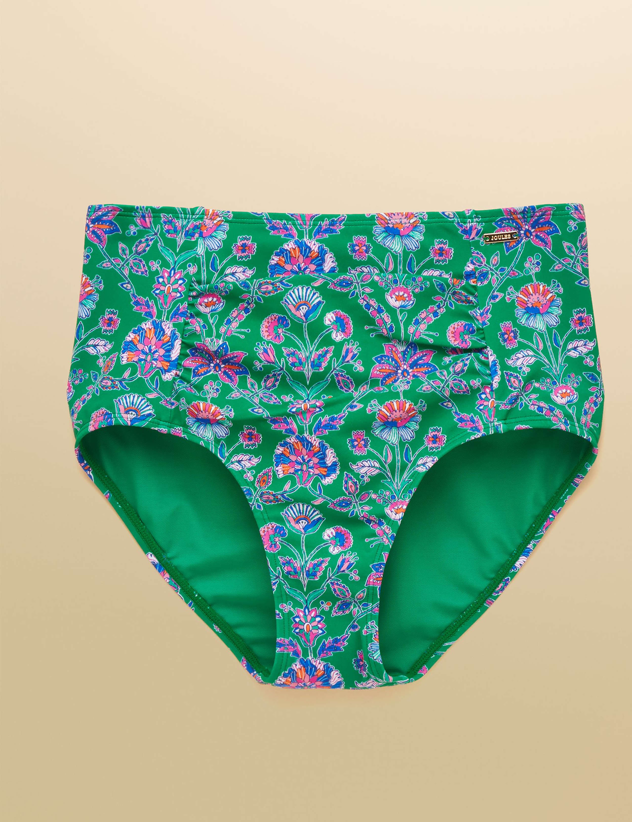 Floral High Waisted Tankini Bottoms 2 of 6
