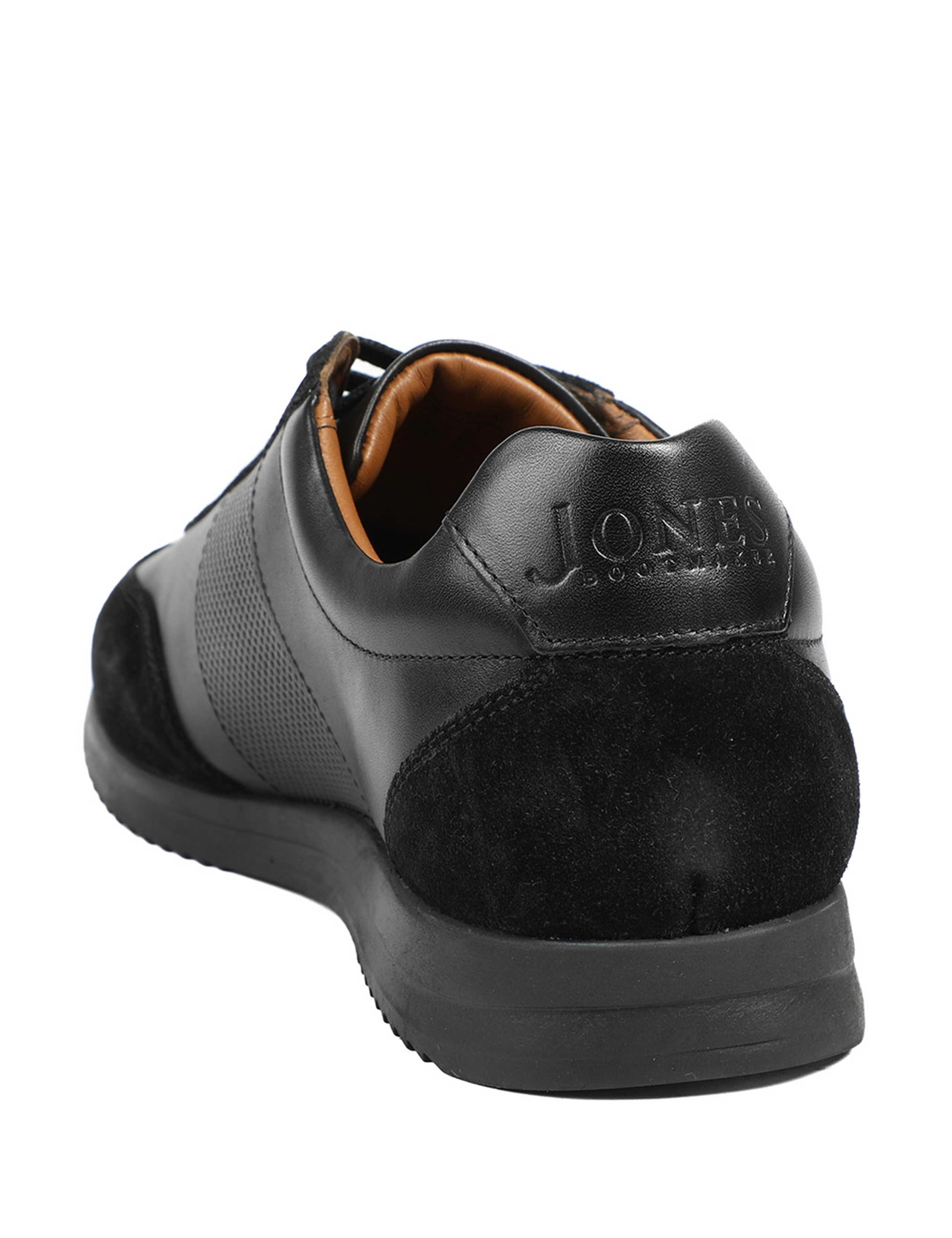 Wide Fit Leather Lace Up Trainers 2 of 6