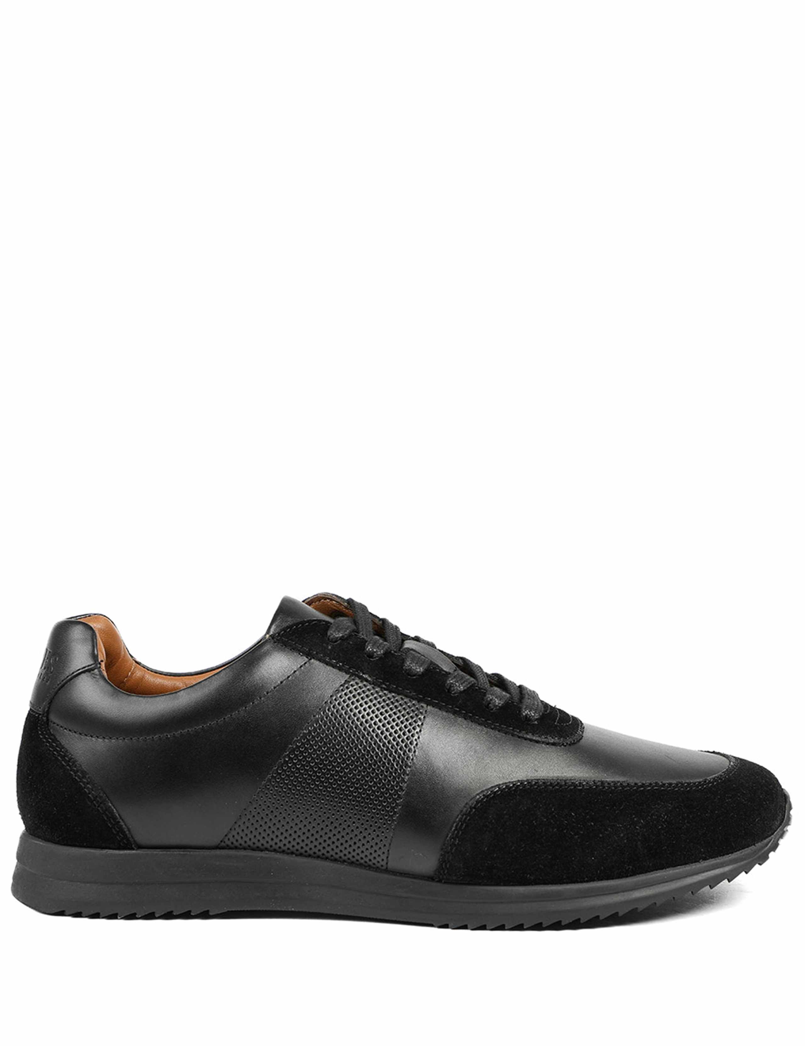 Wide Fit Leather Lace Up Trainers 6 of 6