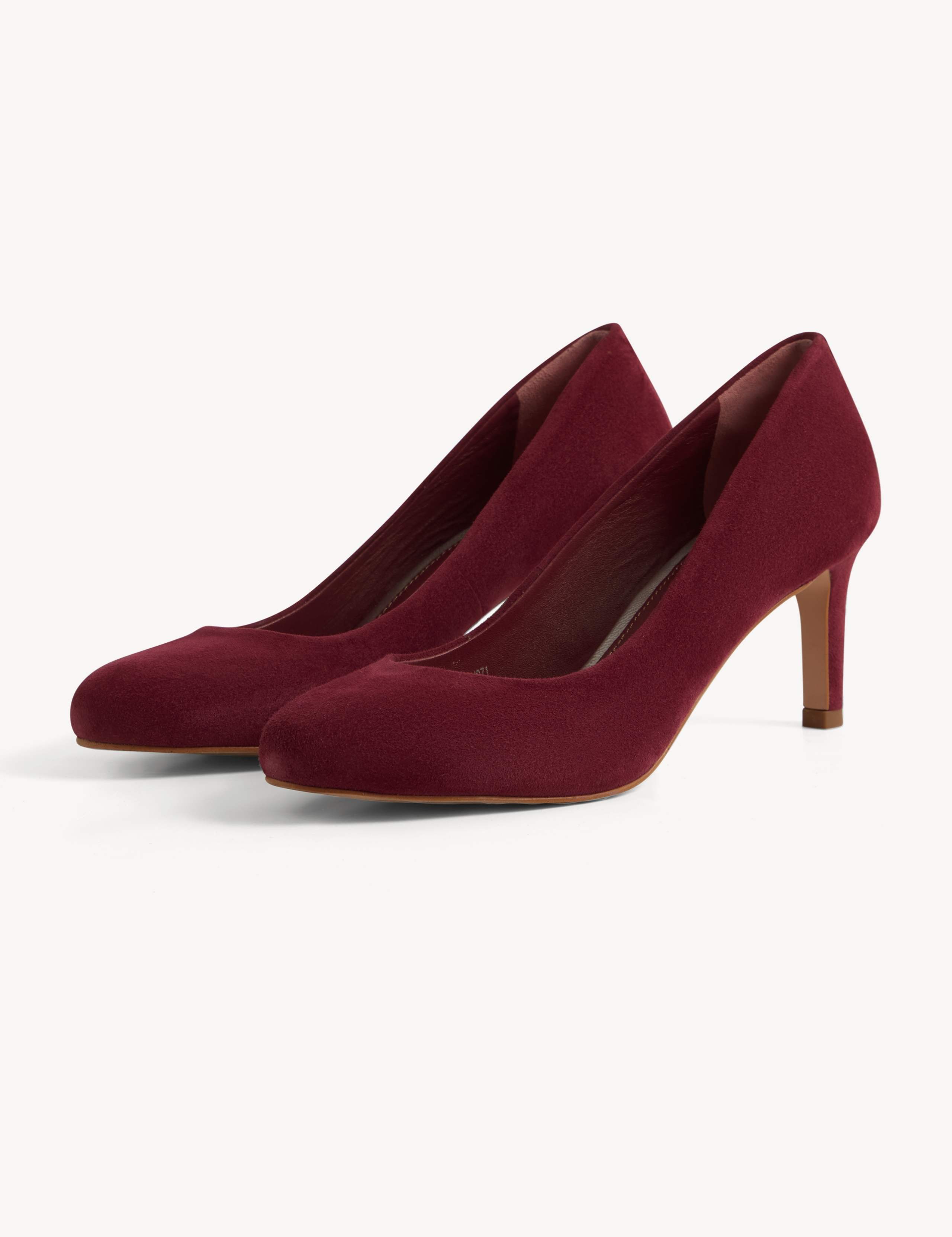 Suede Kitten Heel Court Shoes 6 of 6