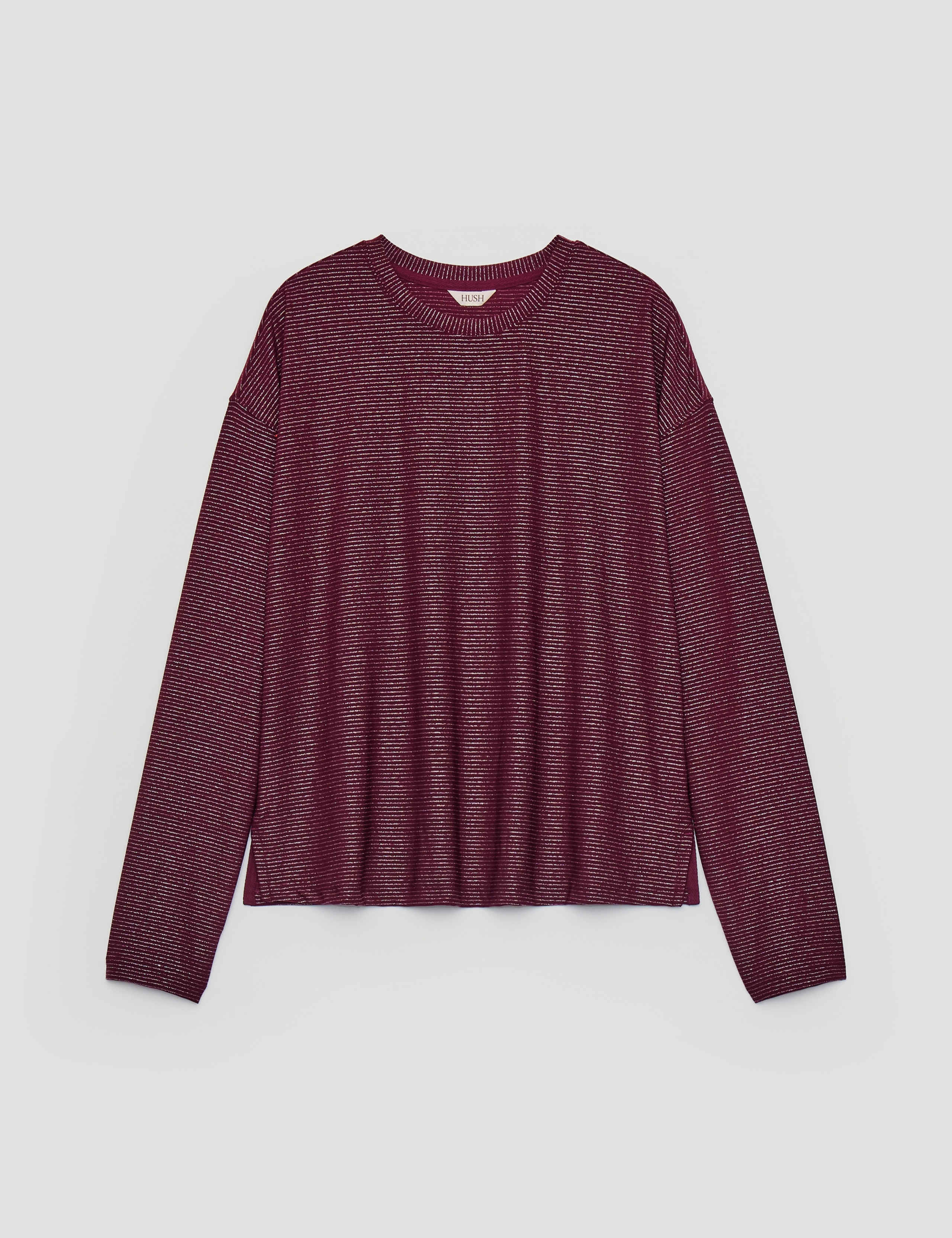 Lurex Striped Long Sleeve Top 2 of 5