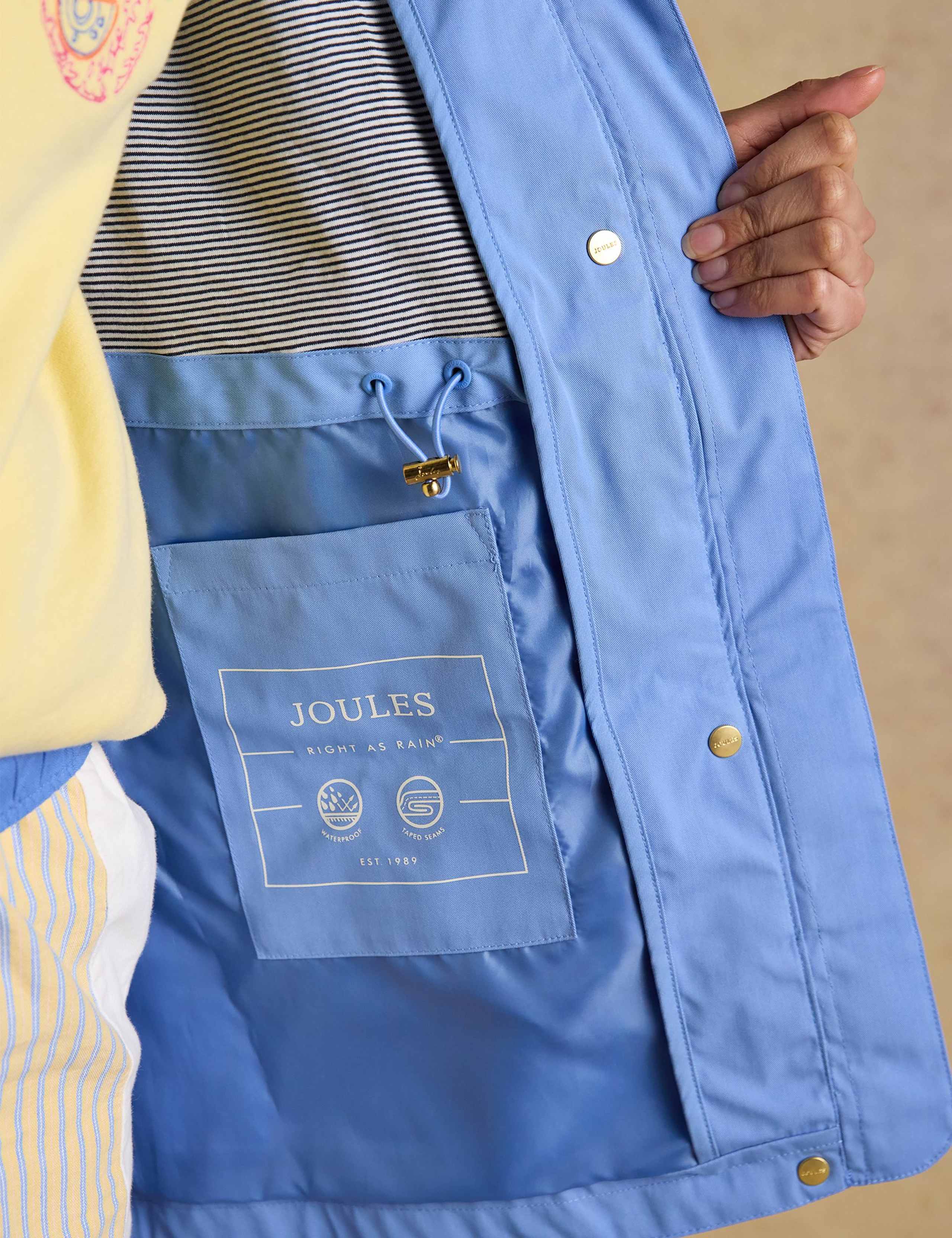 Cotton Rich Waterproof Hooded Raincoat 7 of 9