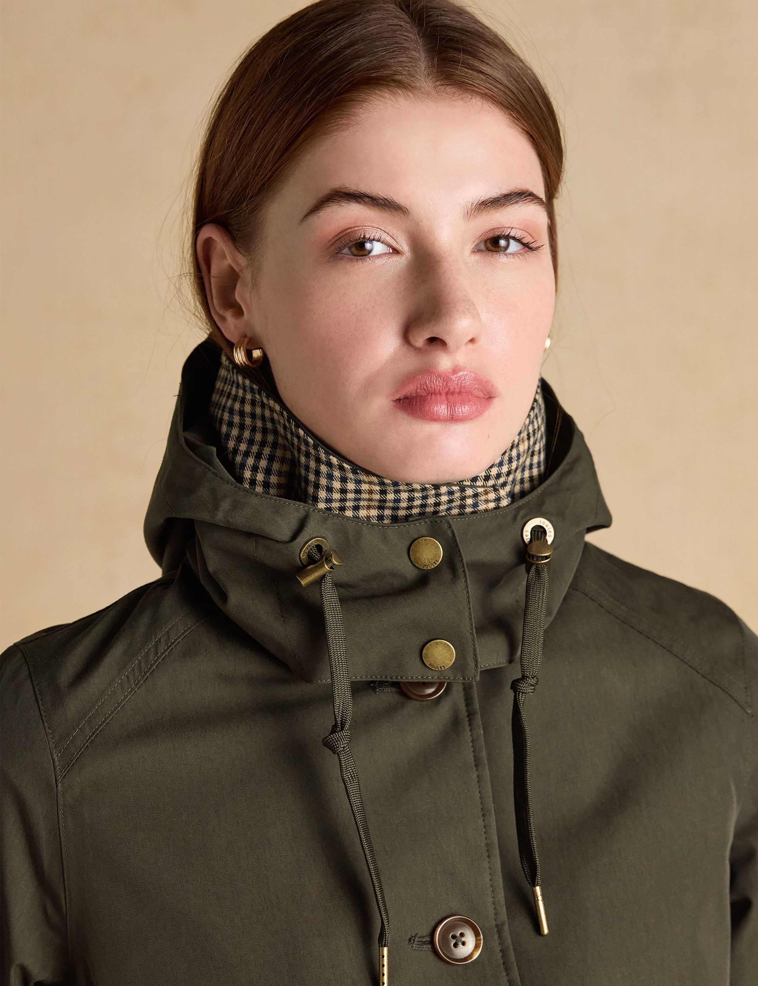 Cotton Rich Waterproof Hooded Raincoat 5 of 10