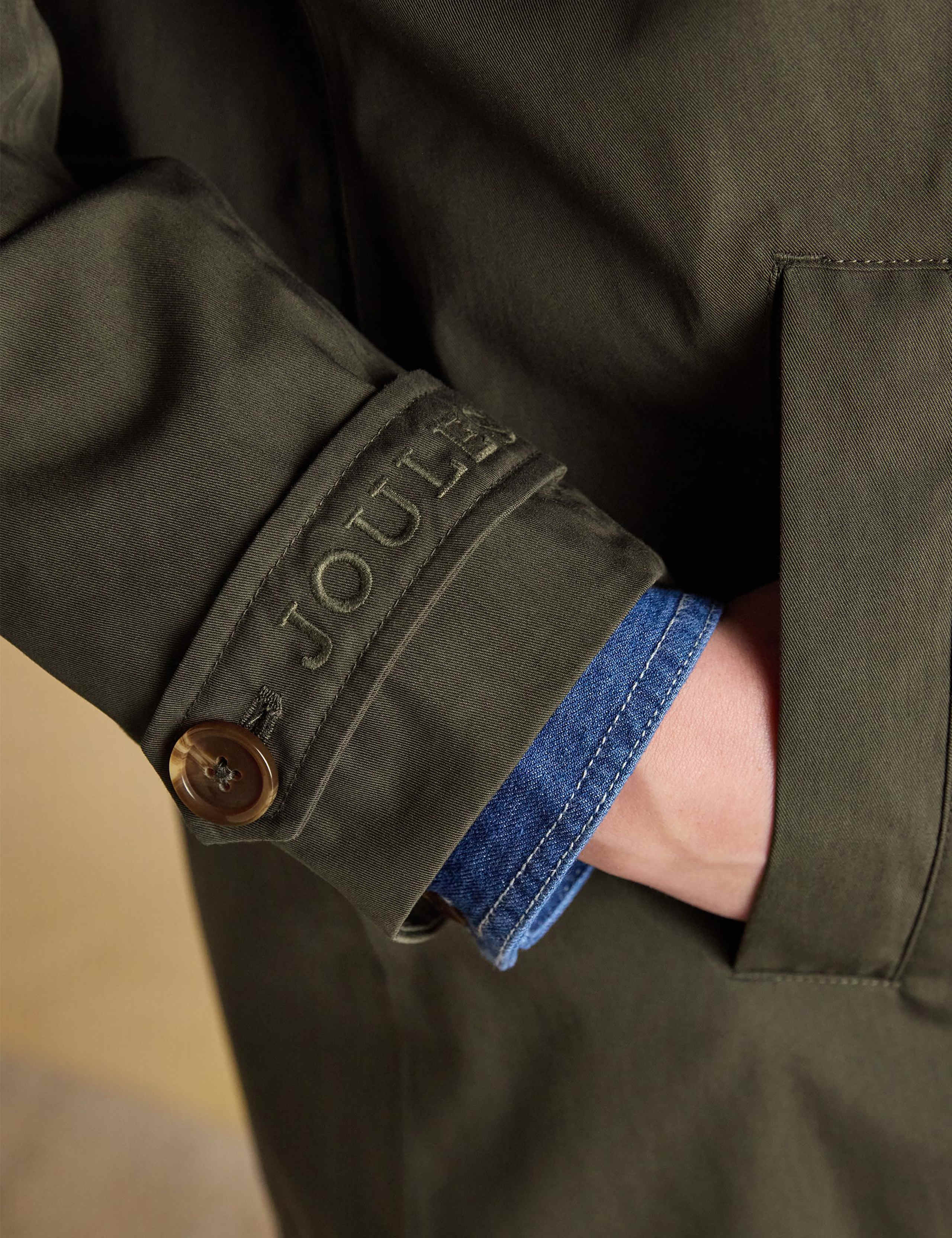 Cotton Rich Waterproof Hooded Raincoat 9 of 10