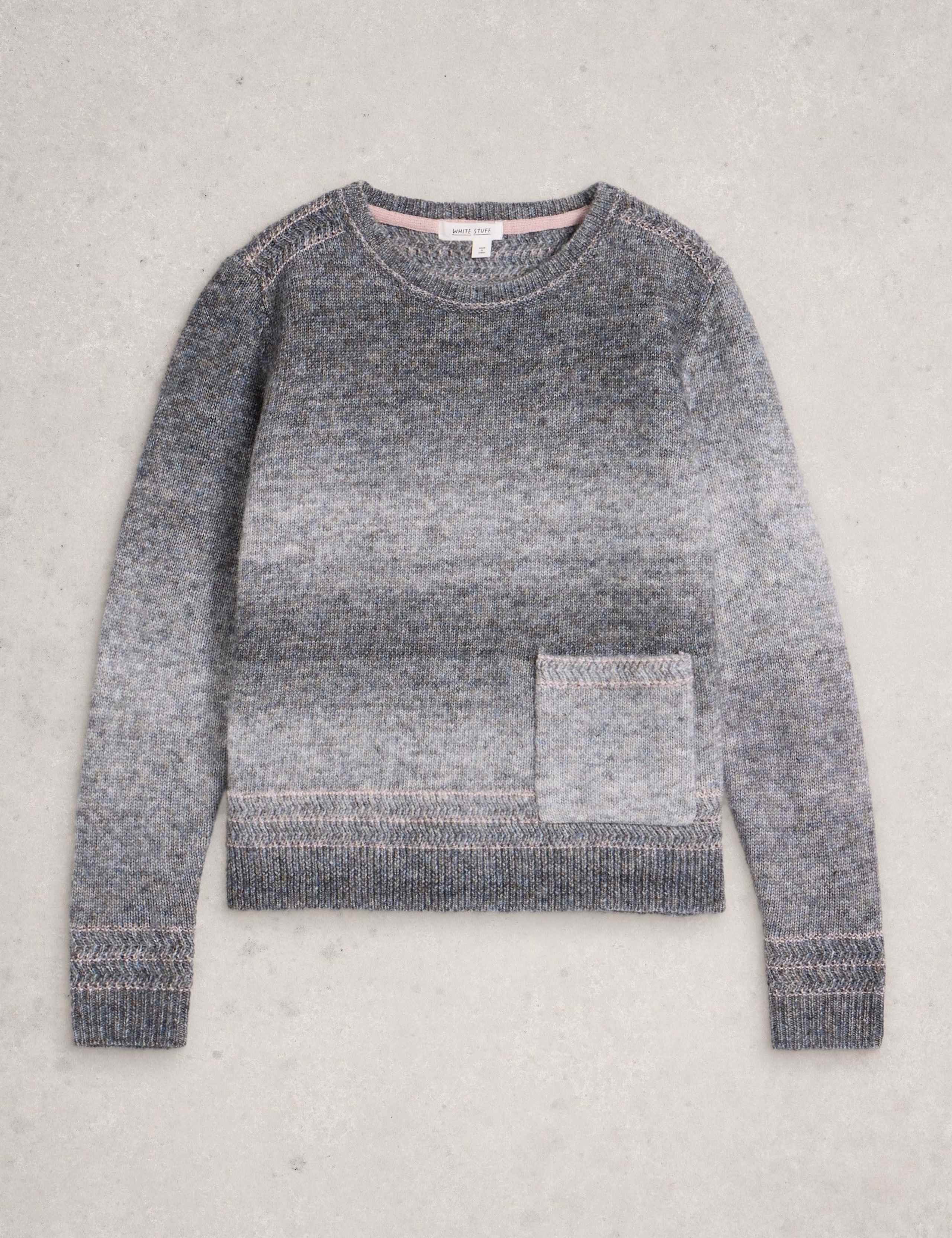 Ombre Crew Neck Jumper 2 of 6
