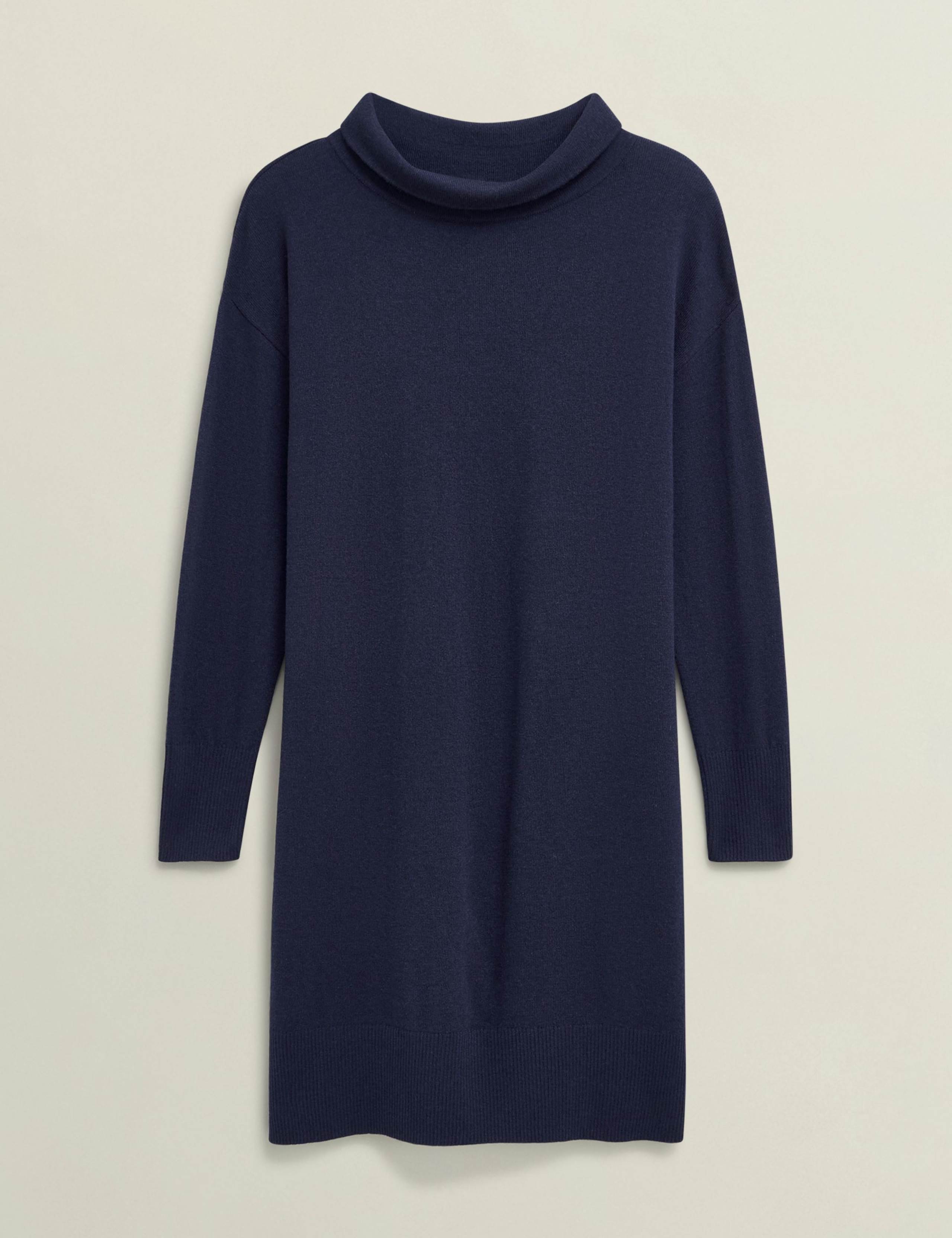 Merino Wool Blend Mini Knitted Dress 2 of 5