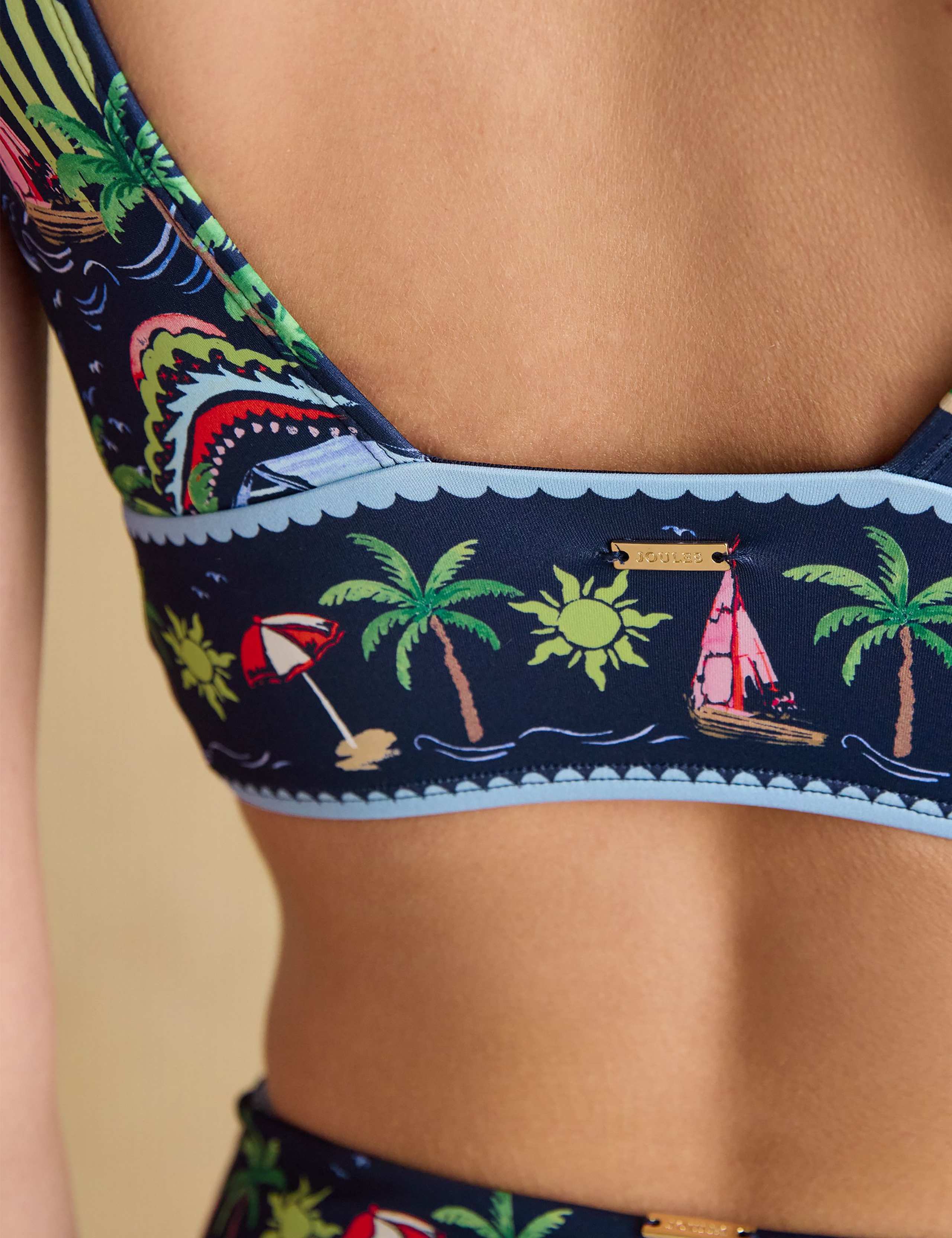 Holiday Icons Padded V-Neck Bikini Top 6 of 6