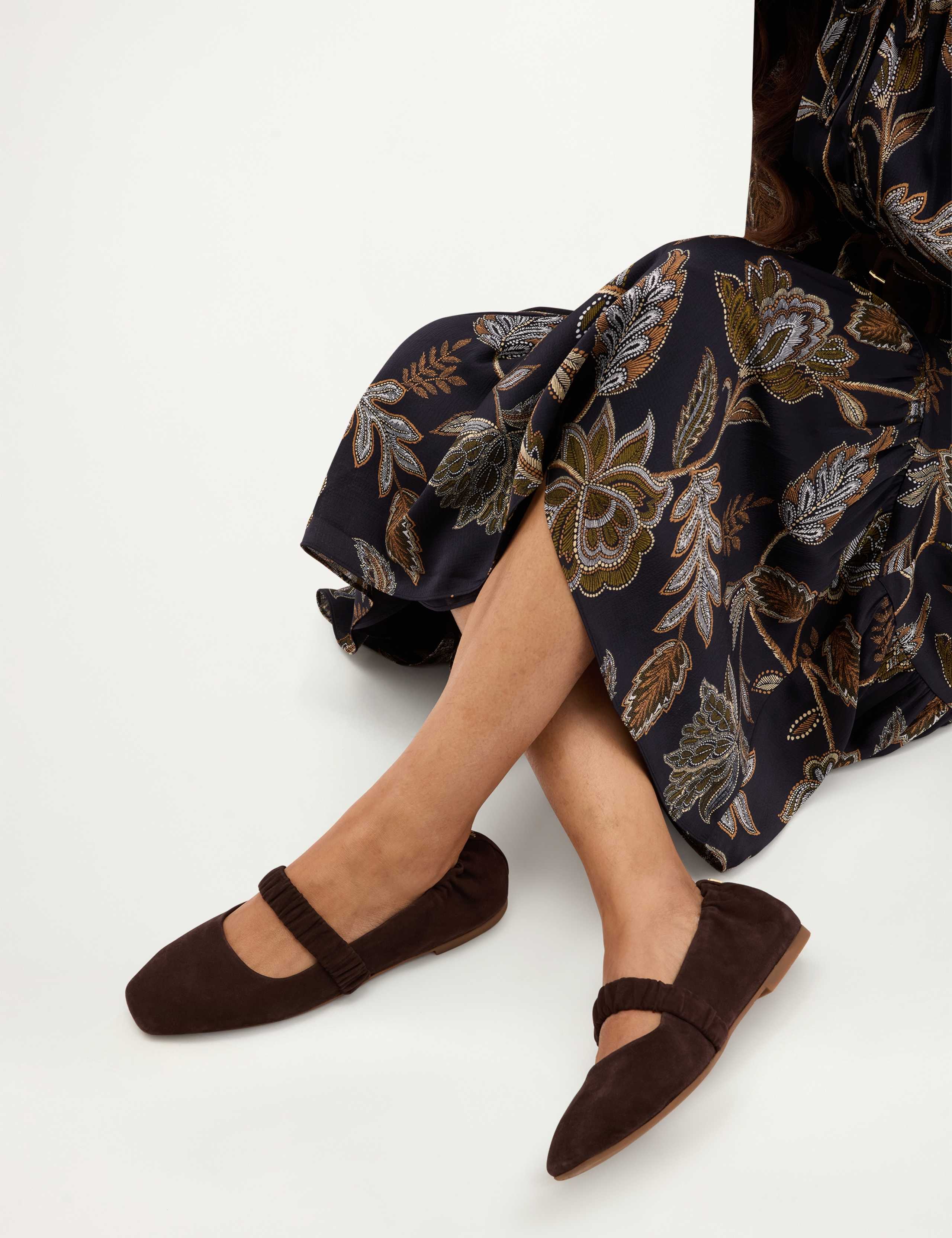 Leather Ballet Pumps 3 of 6