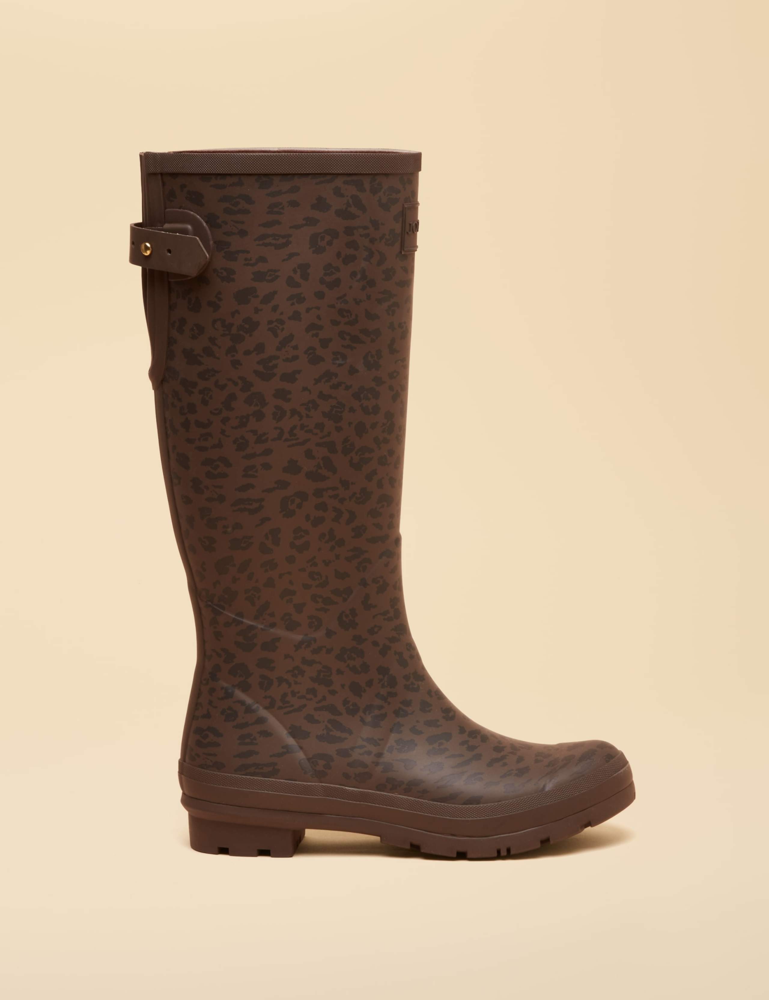 Leopard Print Knee High Wellies 3 of 6