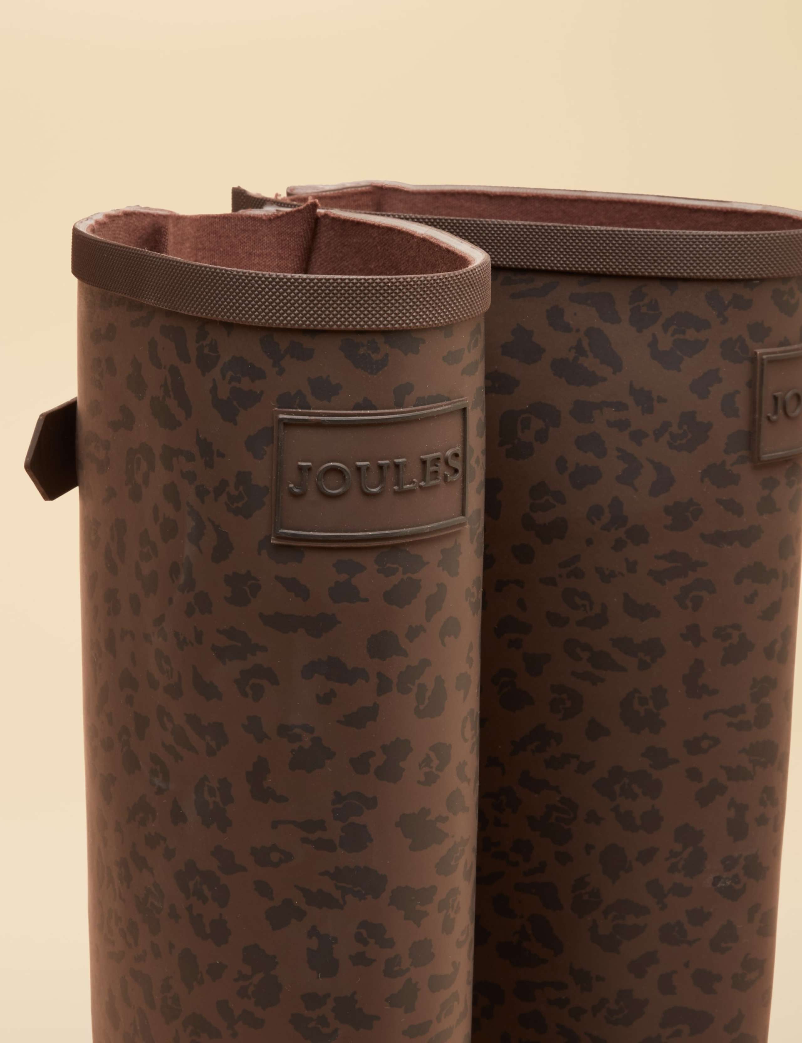 Leopard Print Knee High Wellies 5 of 6