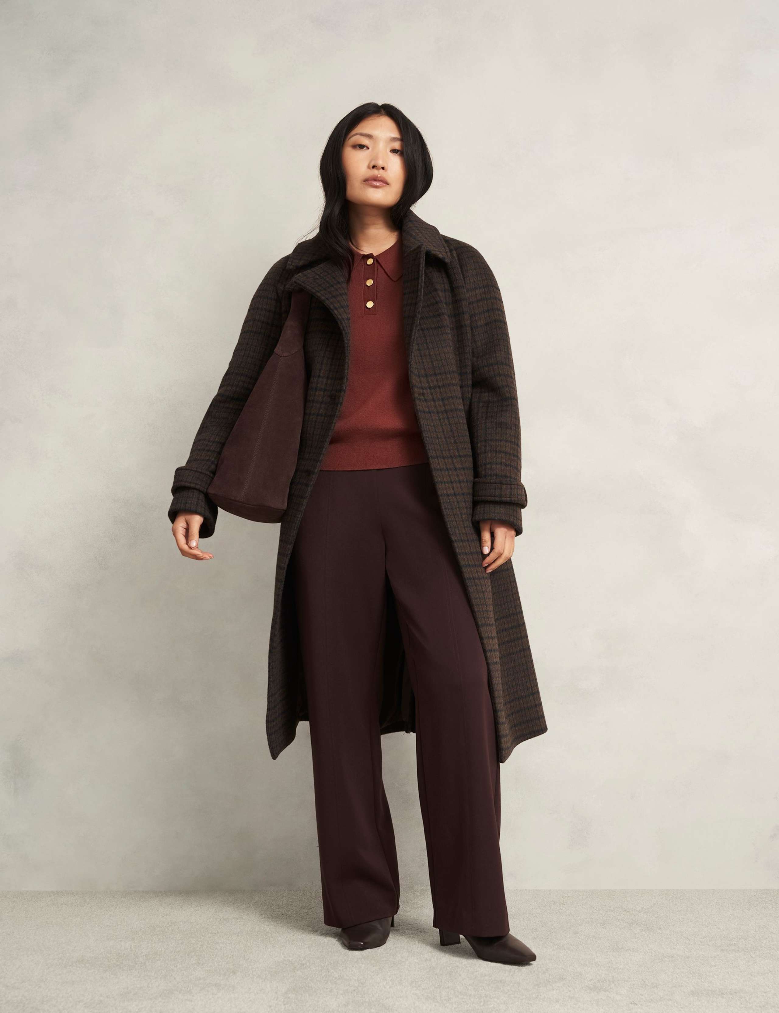 Merino Wool Rich Polo Neck Jumper 5 of 5