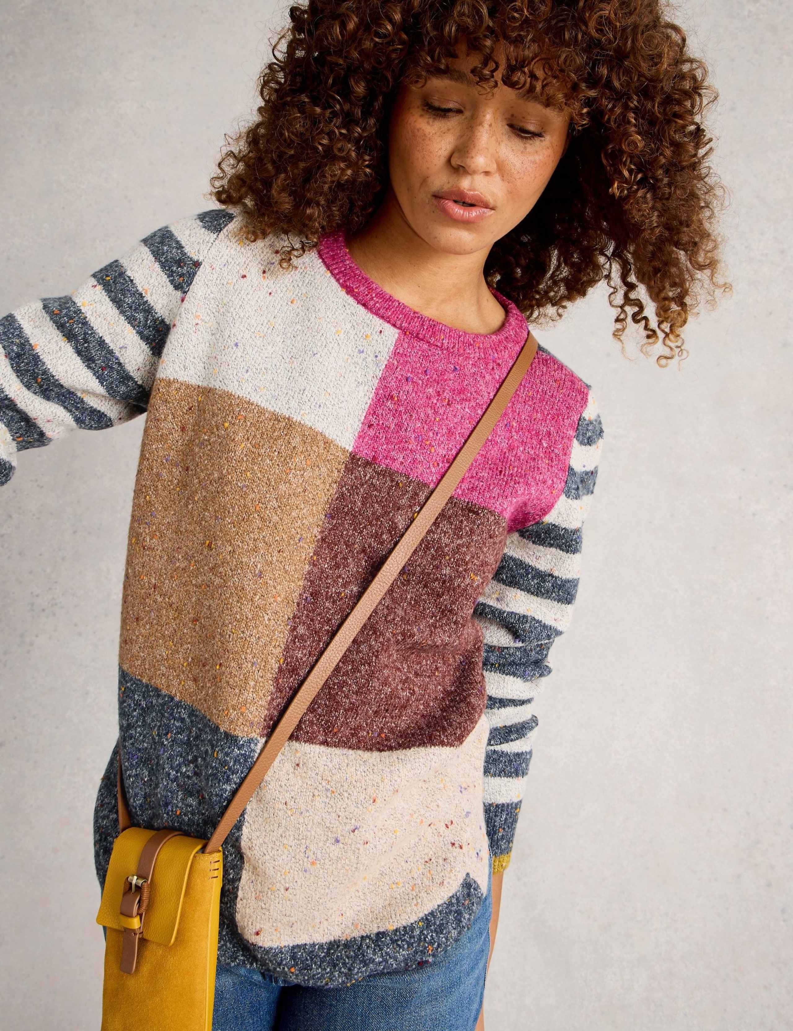 Colour Block Crew Neck Jumper 3 of 6