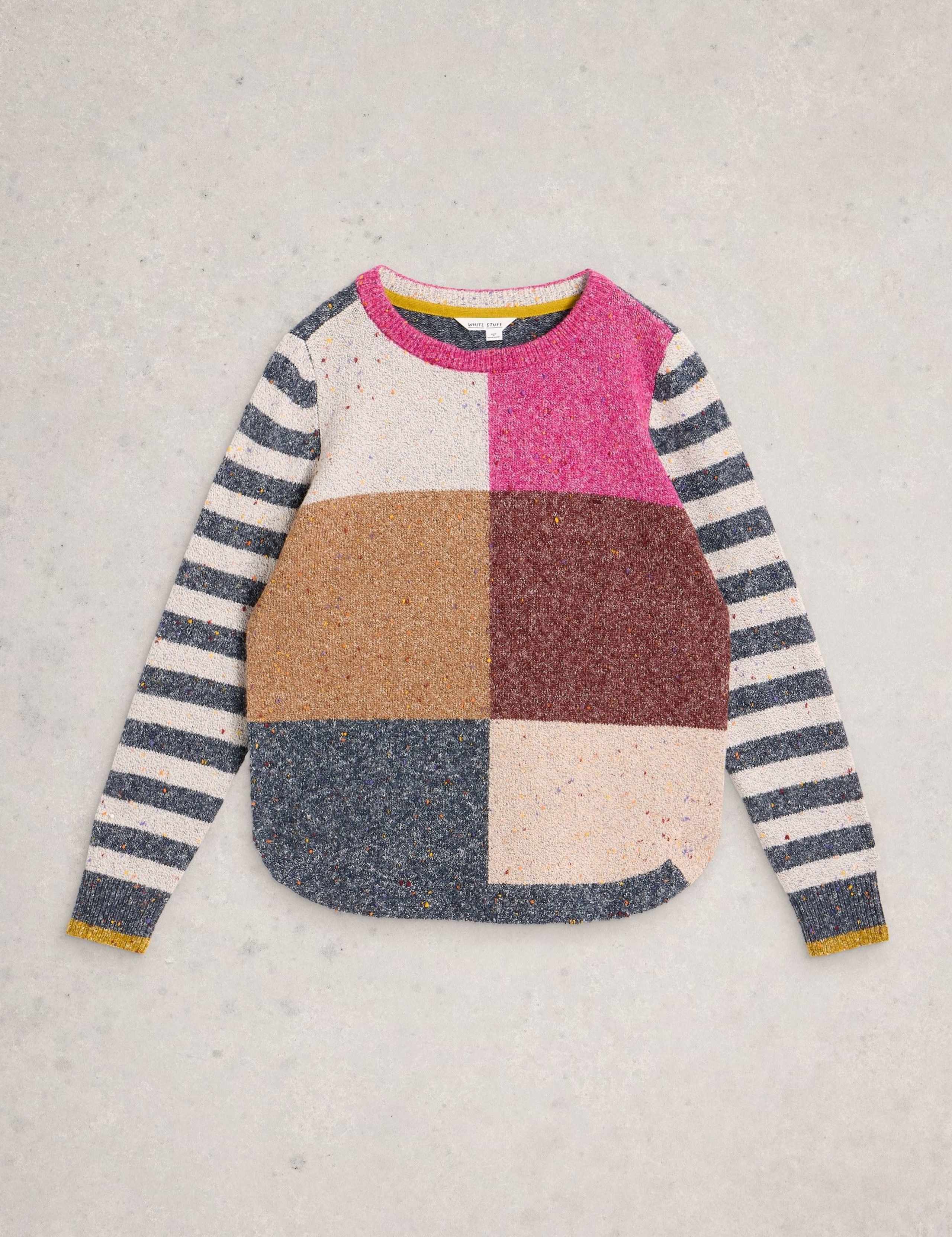 Colour Block Crew Neck Jumper 2 of 6